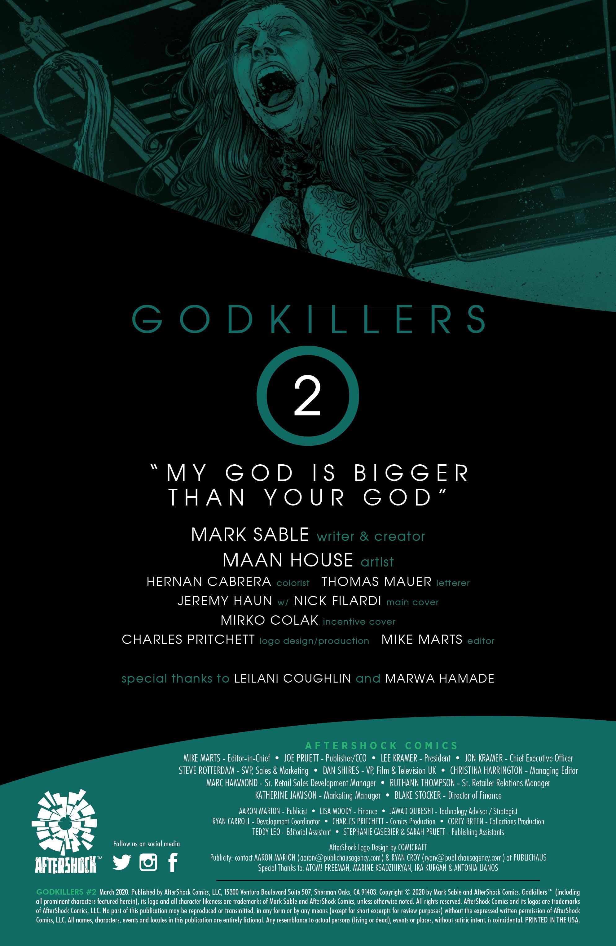 Read online Godkillers comic -  Issue #2 - 2