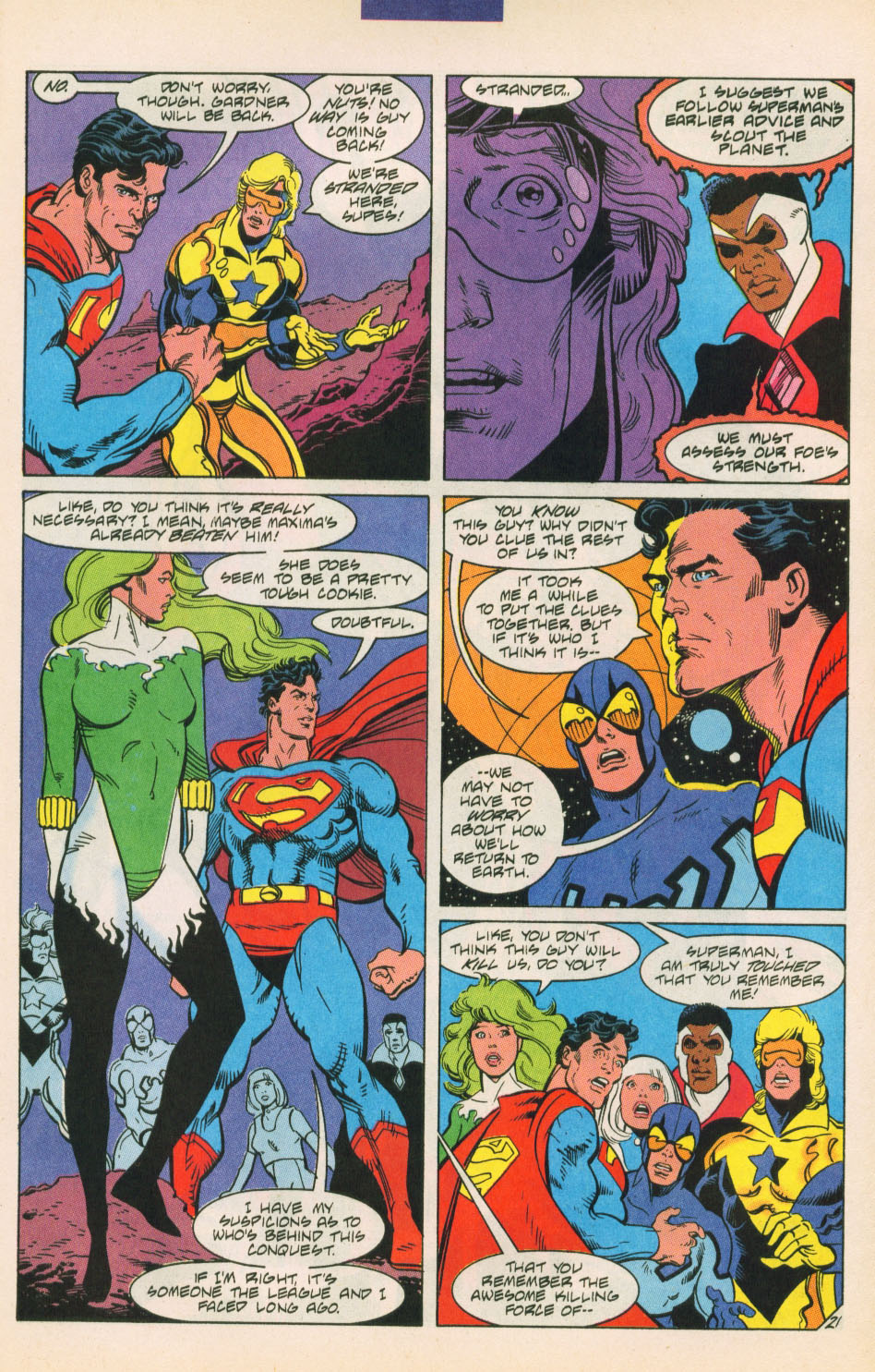 Read online Justice League America comic -  Issue #63 - 22