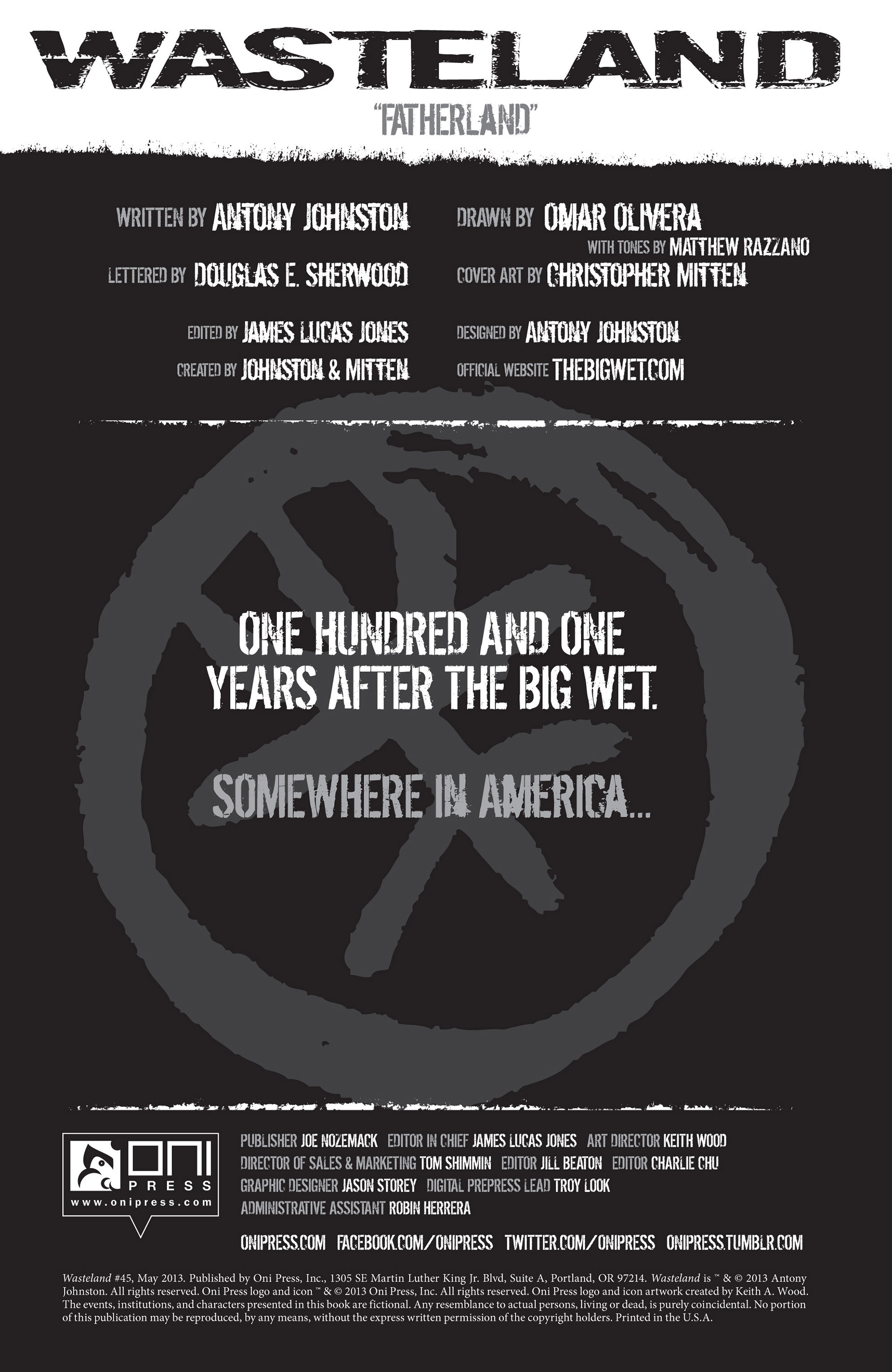 Read online Wasteland (2006) comic -  Issue #45 - 2