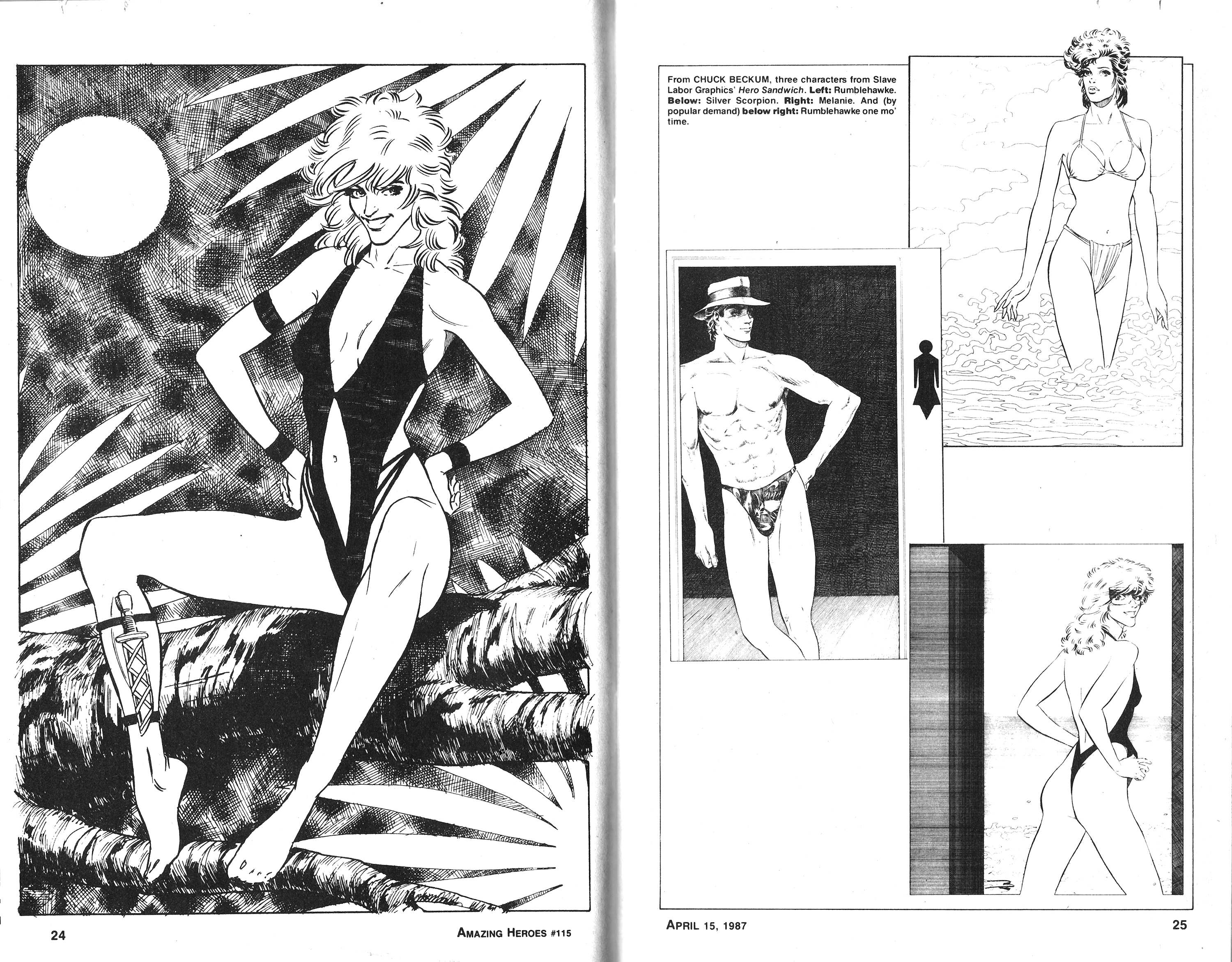 Read online Amazing Heroes comic -  Issue #115 - 13