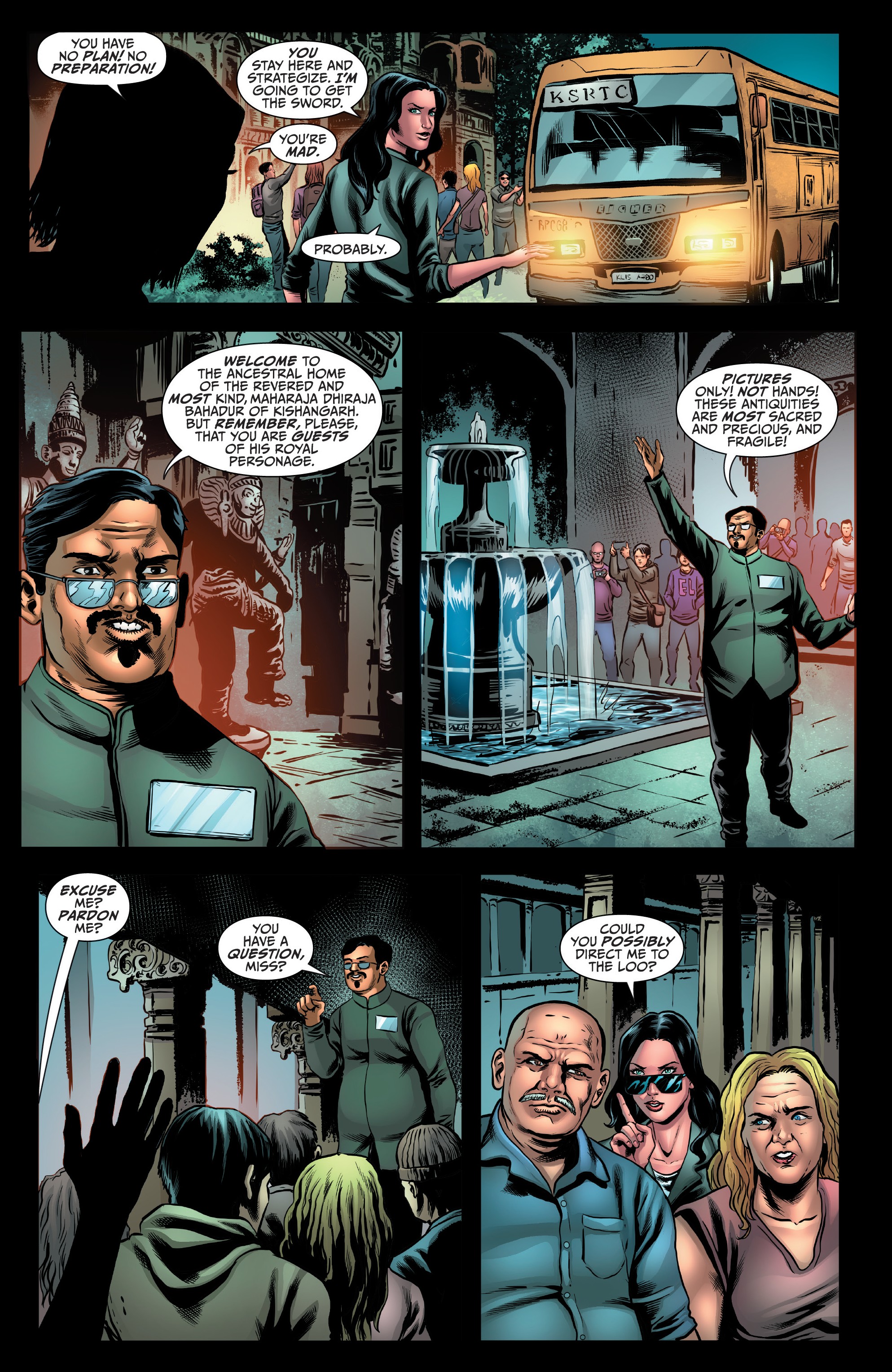 Read online Van Helsing: Sword of Heaven comic -  Issue #4 - 8