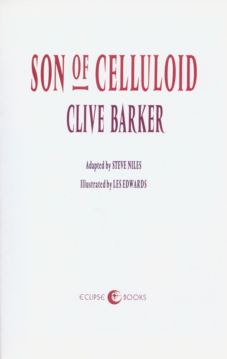 Clive Barker: Son of Celluloid Full #1 - English 2