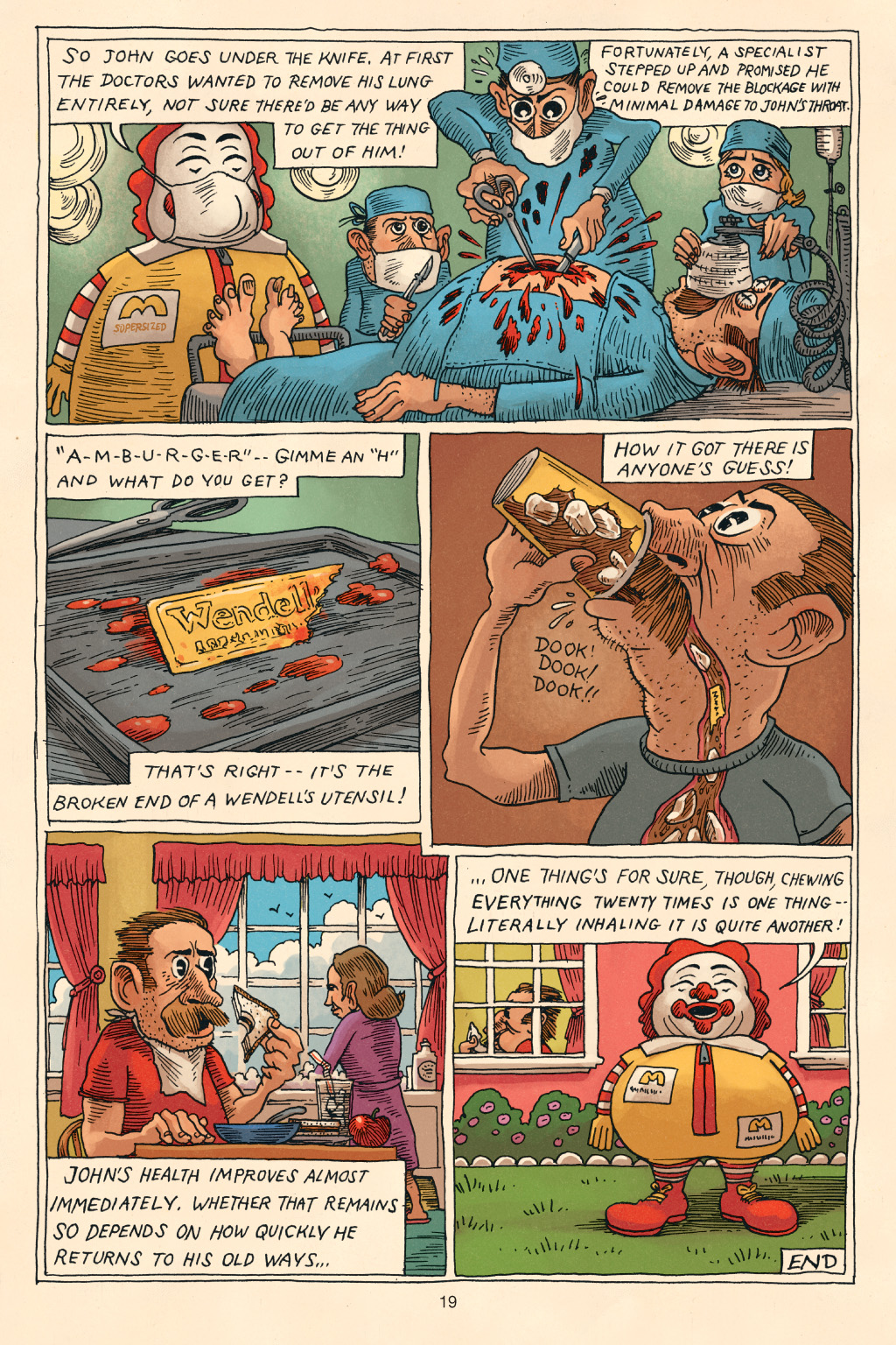Read online Supersized: Strange Tales from a Fast-Food Culture comic -  Issue # TPB - 20