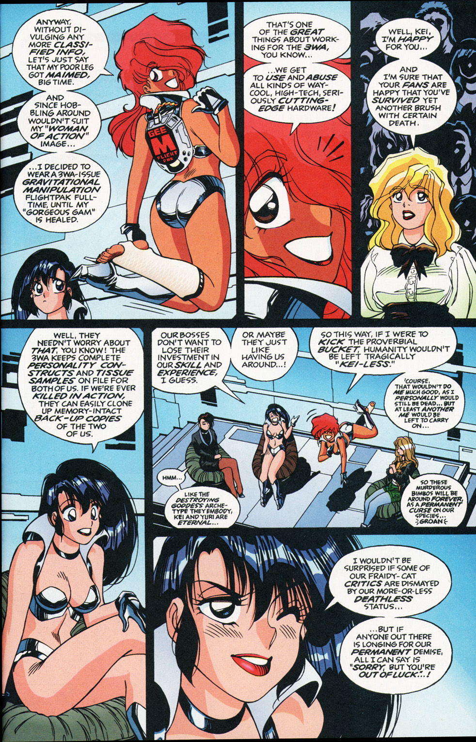 Read online Dirty Pair: Fatal But Not Serious comic -  Issue #1 - 25