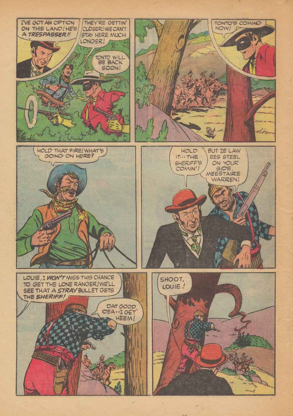 Read online The Lone Ranger (1948) comic -  Issue #33 - 36