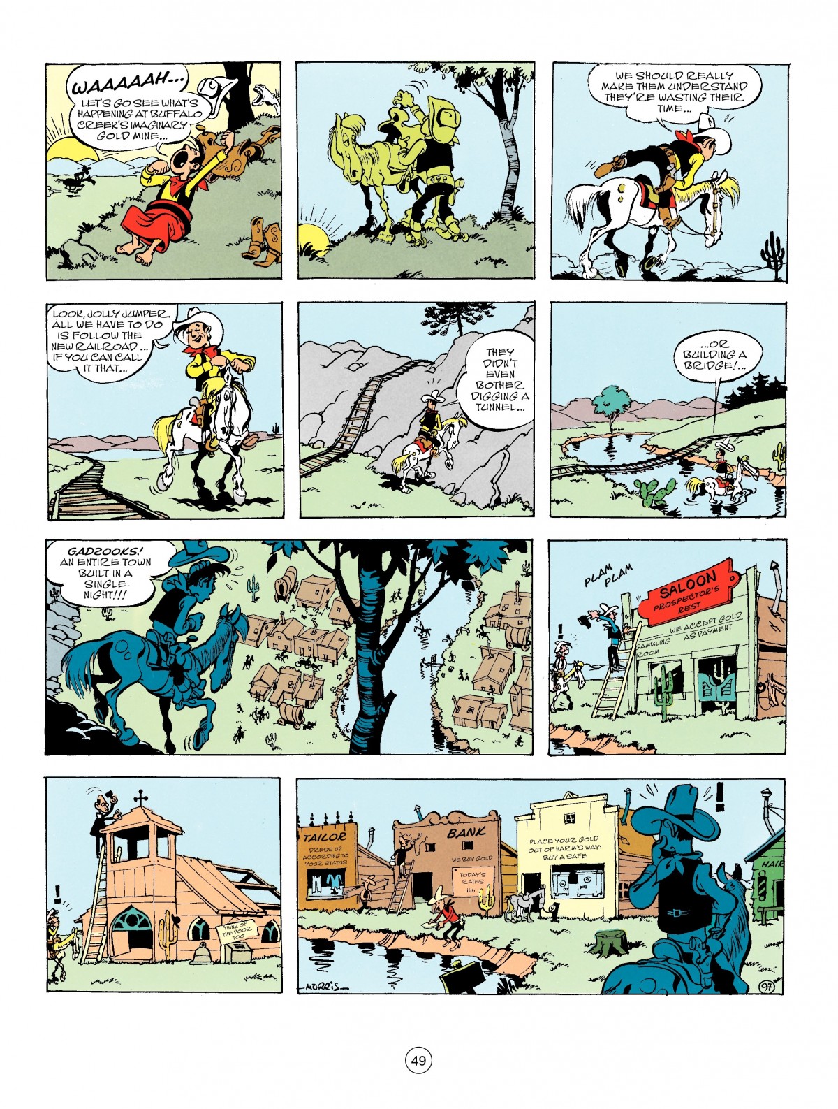 Read online A Lucky Luke Adventure comic -  Issue #54 - 49