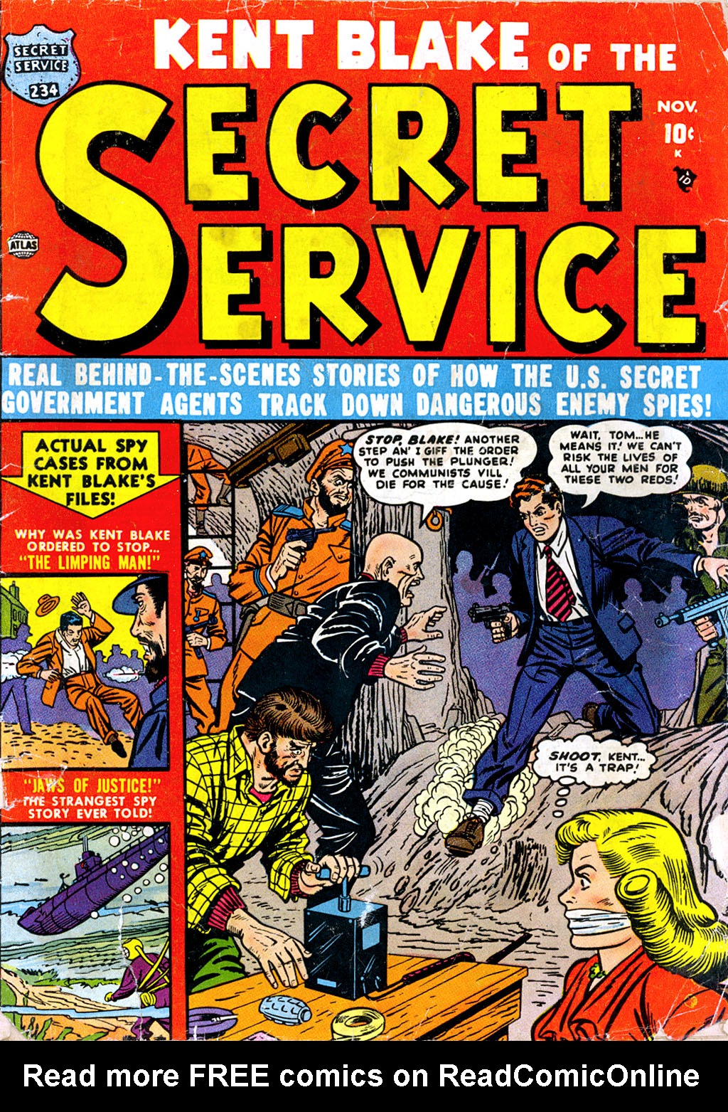 Read online Kent Blake of the Secret Service comic -  Issue #4 - 1