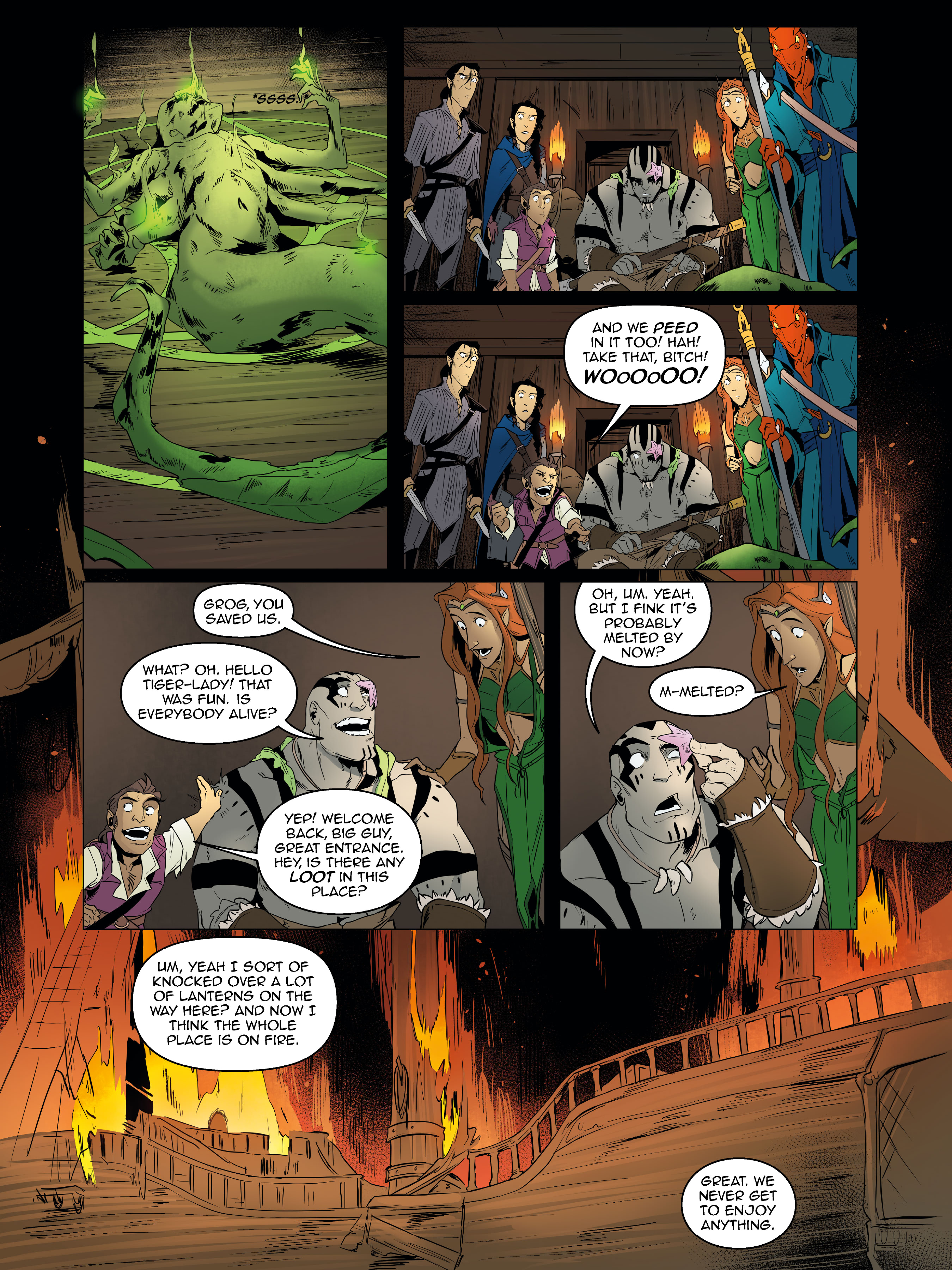 Read online Critical Role Vox Machina Origins comic -  Issue # (2019) _TPB Library Edition (Part 2) - 60
