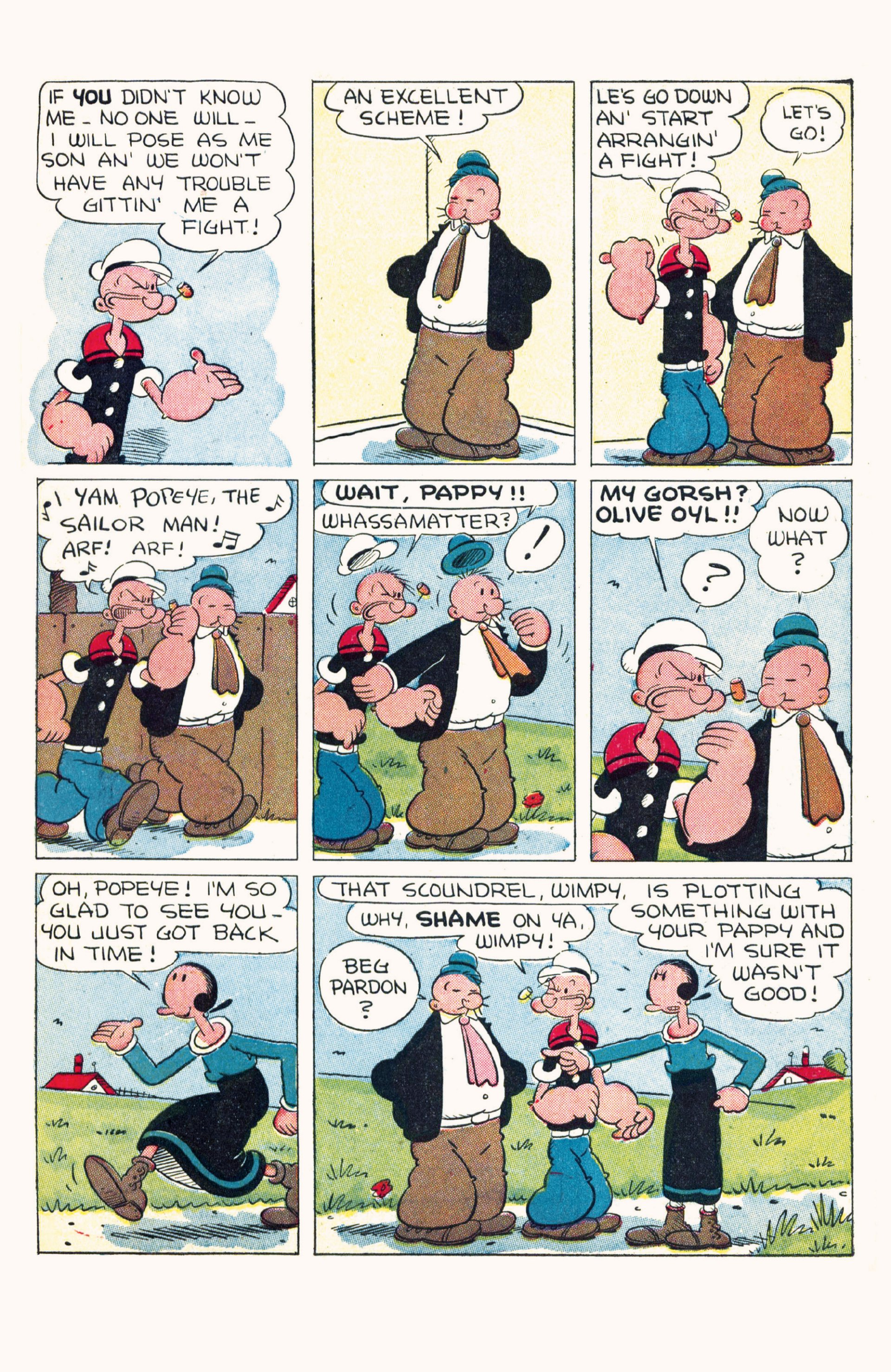 Read online Classic Popeye comic -  Issue #2 - 39