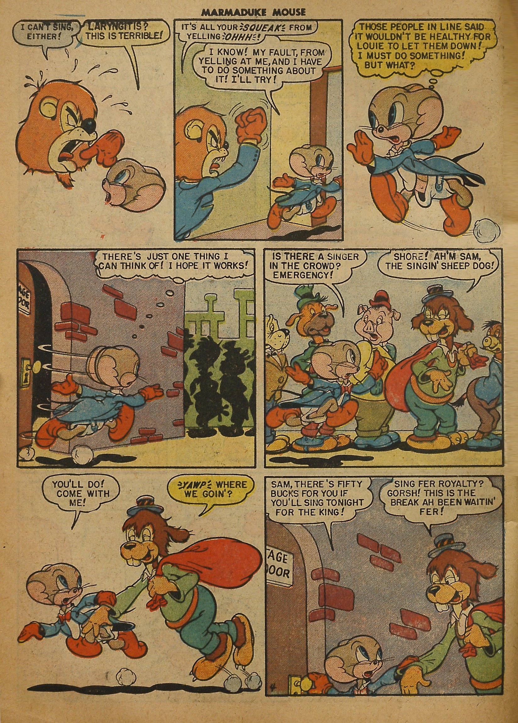 Read online Marmaduke Mouse comic -  Issue #18 - 6