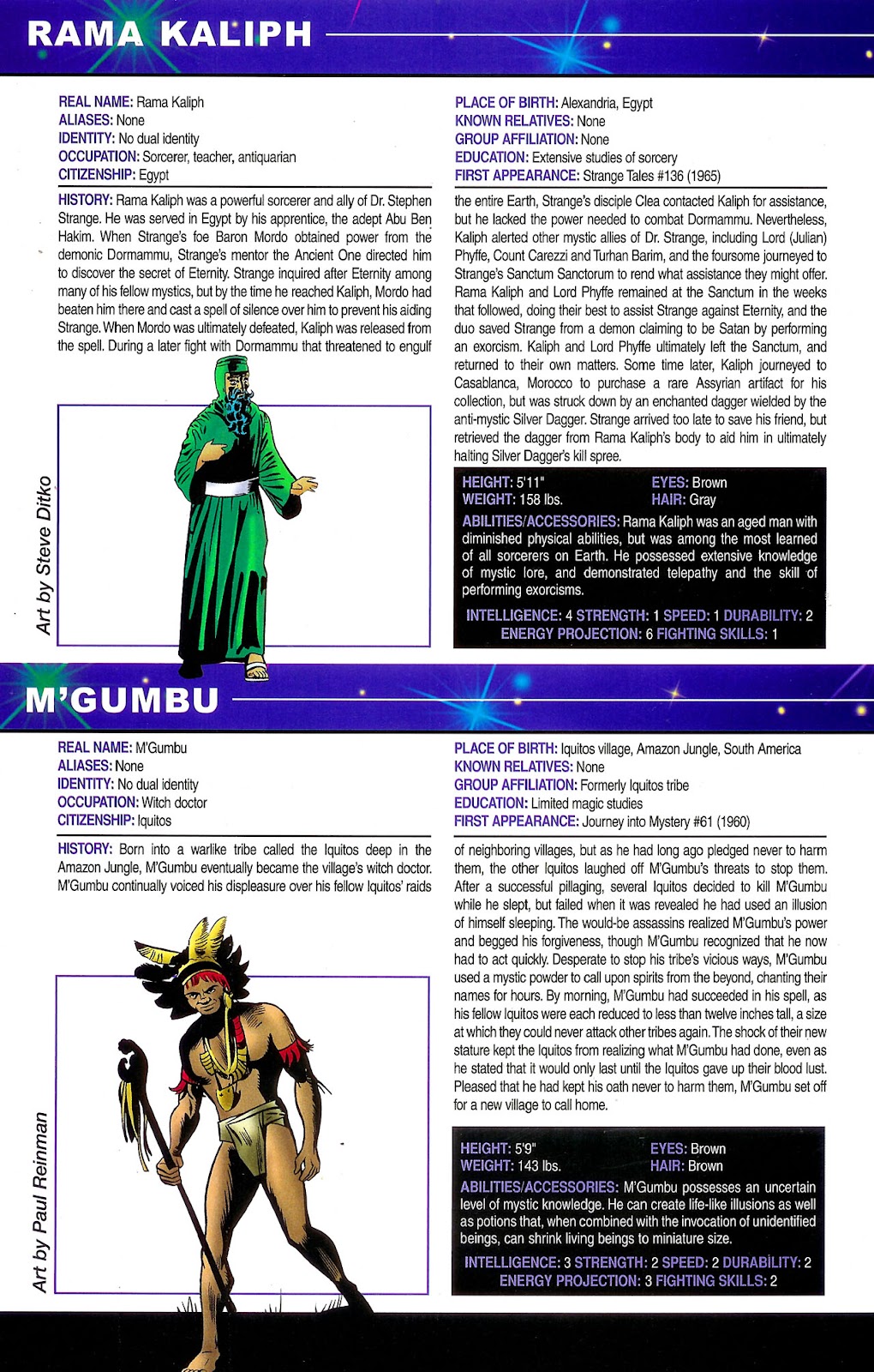 Official Handbook of the Marvel Universe: Mystic Arcana - The Book of Marvel Magic issue Full - Page 64