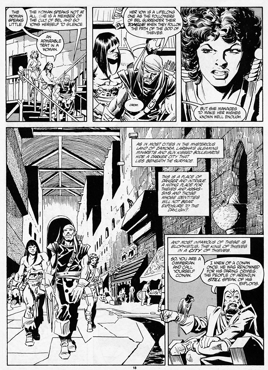 Read online The Savage Sword Of Conan comic -  Issue #186 - 20