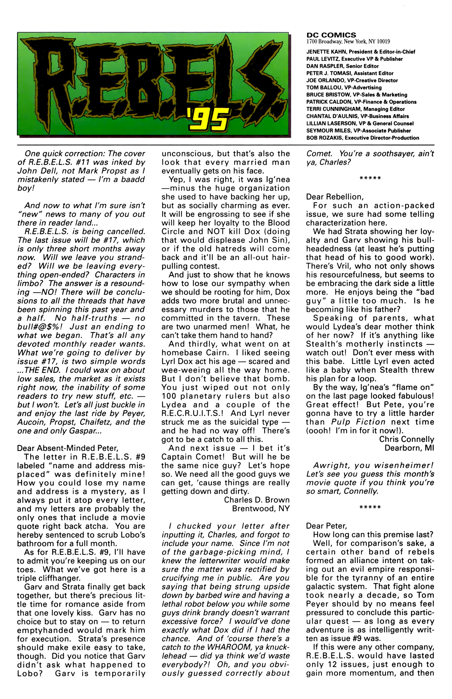 Read online R.E.B.E.L.S. '94 comic -  Issue #14 - 24