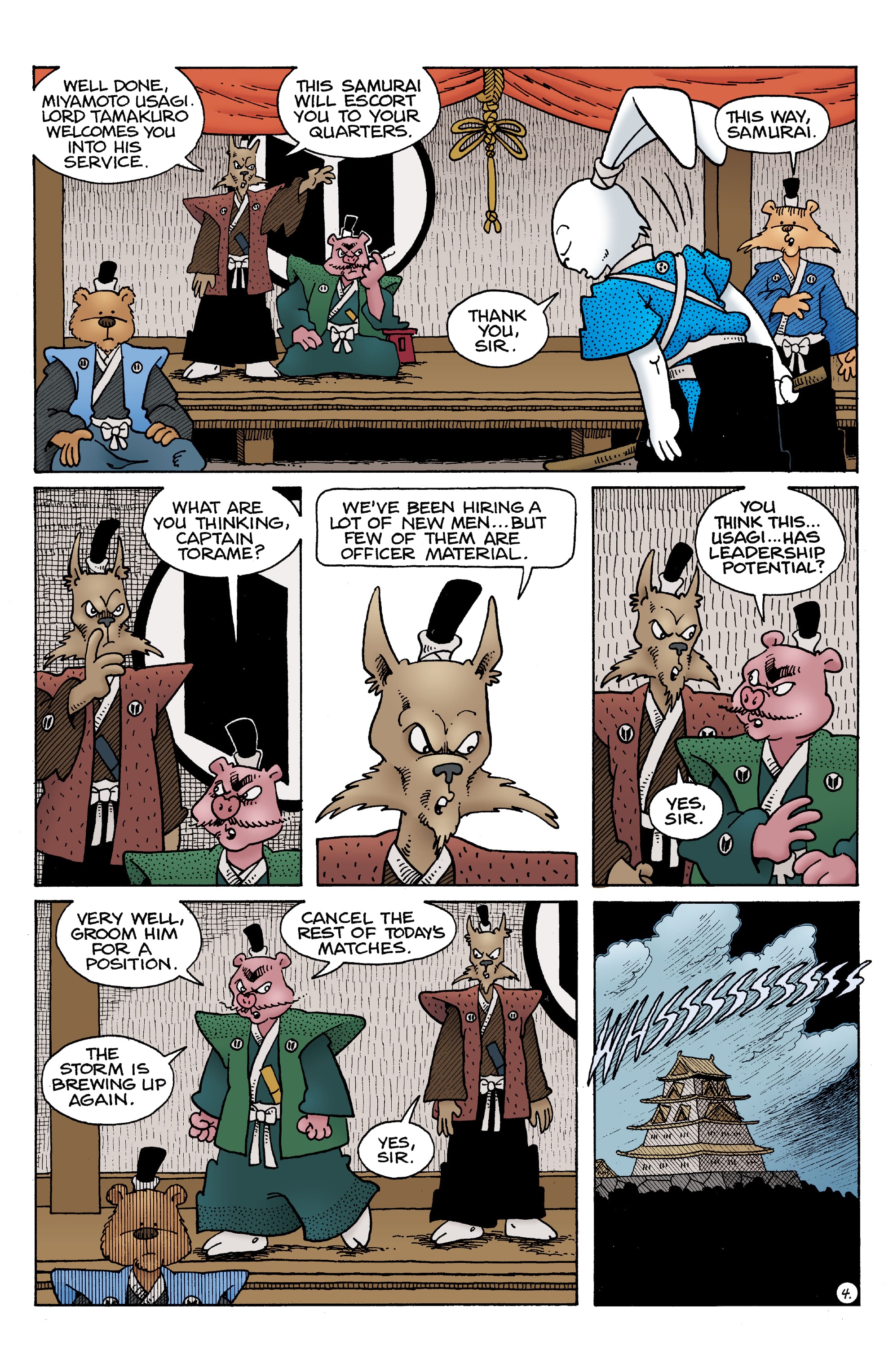 Read online Usagi Yojimbo: The Dragon Bellow Conspiracy comic -  Issue #3 - 6