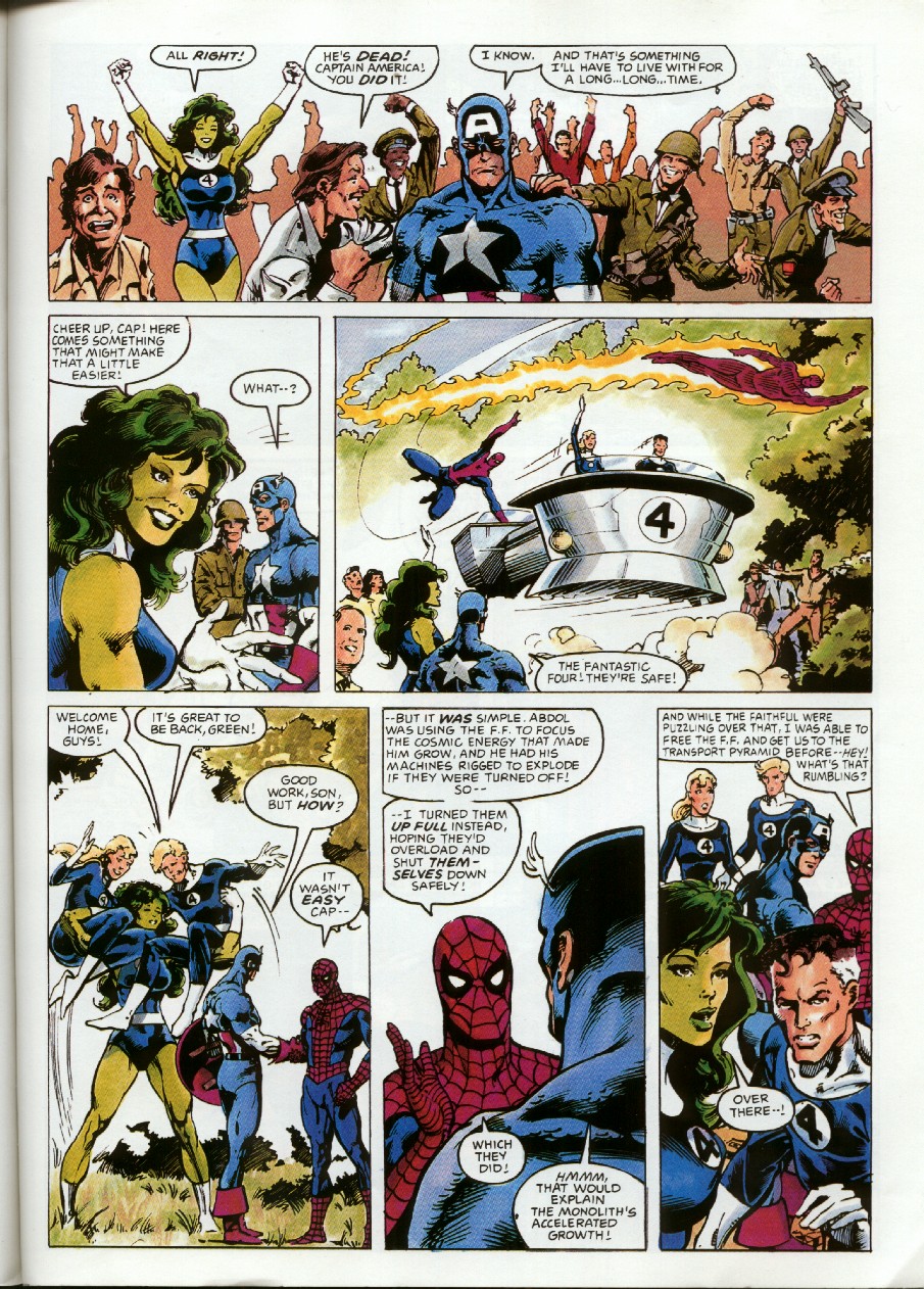 Read online Marvel Graphic Novel comic -  Issue #17 - Revenge of the Living Monolith - 71