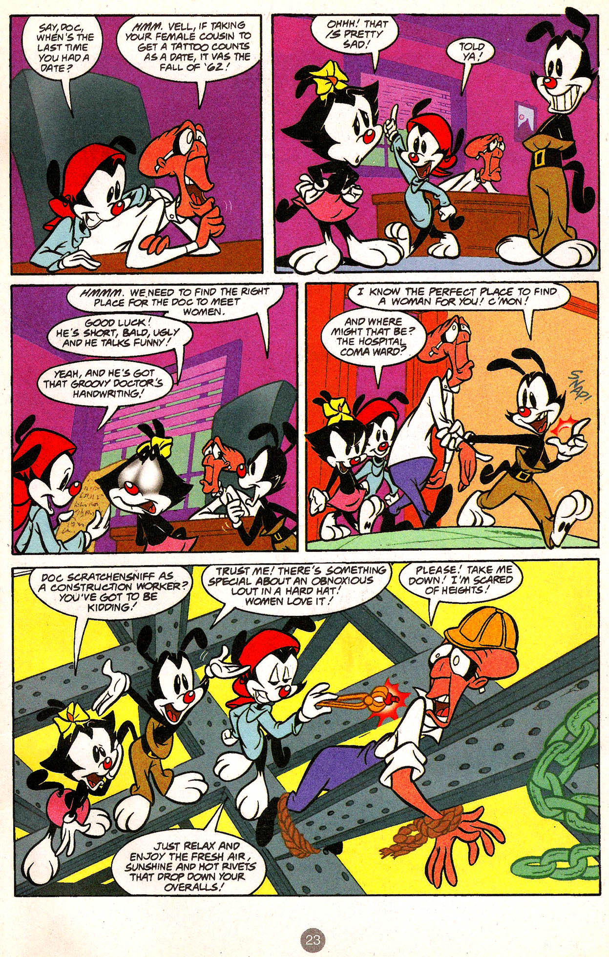 Read online Animaniacs comic -  Issue #36 - 23