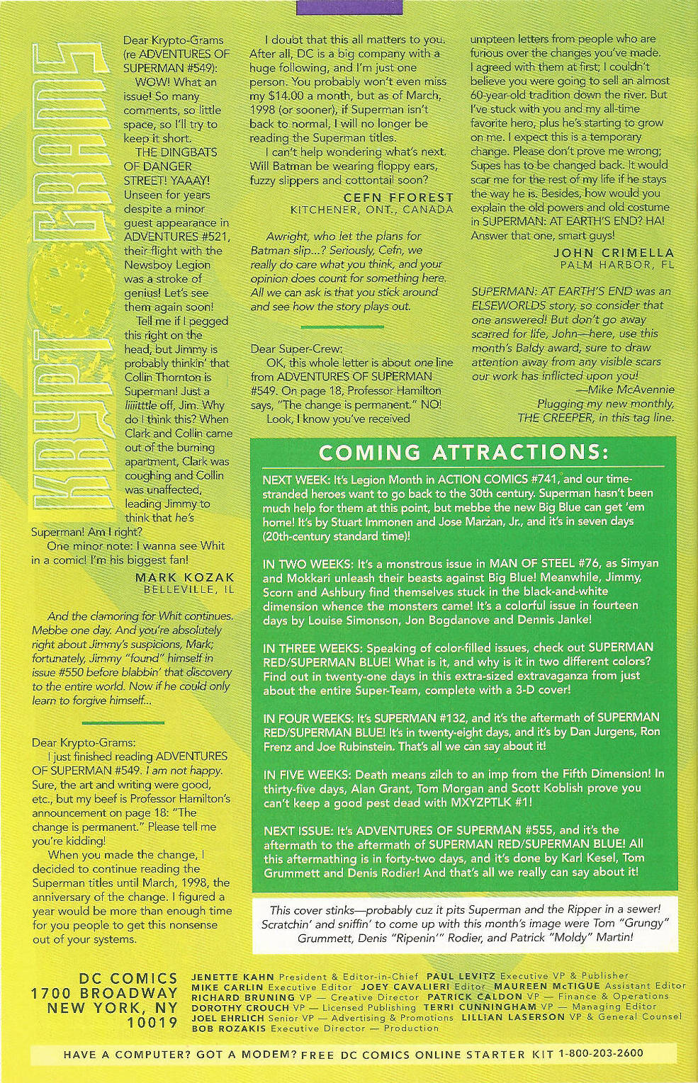 Read online Adventures of Superman (1987) comic -  Issue #554 - 24