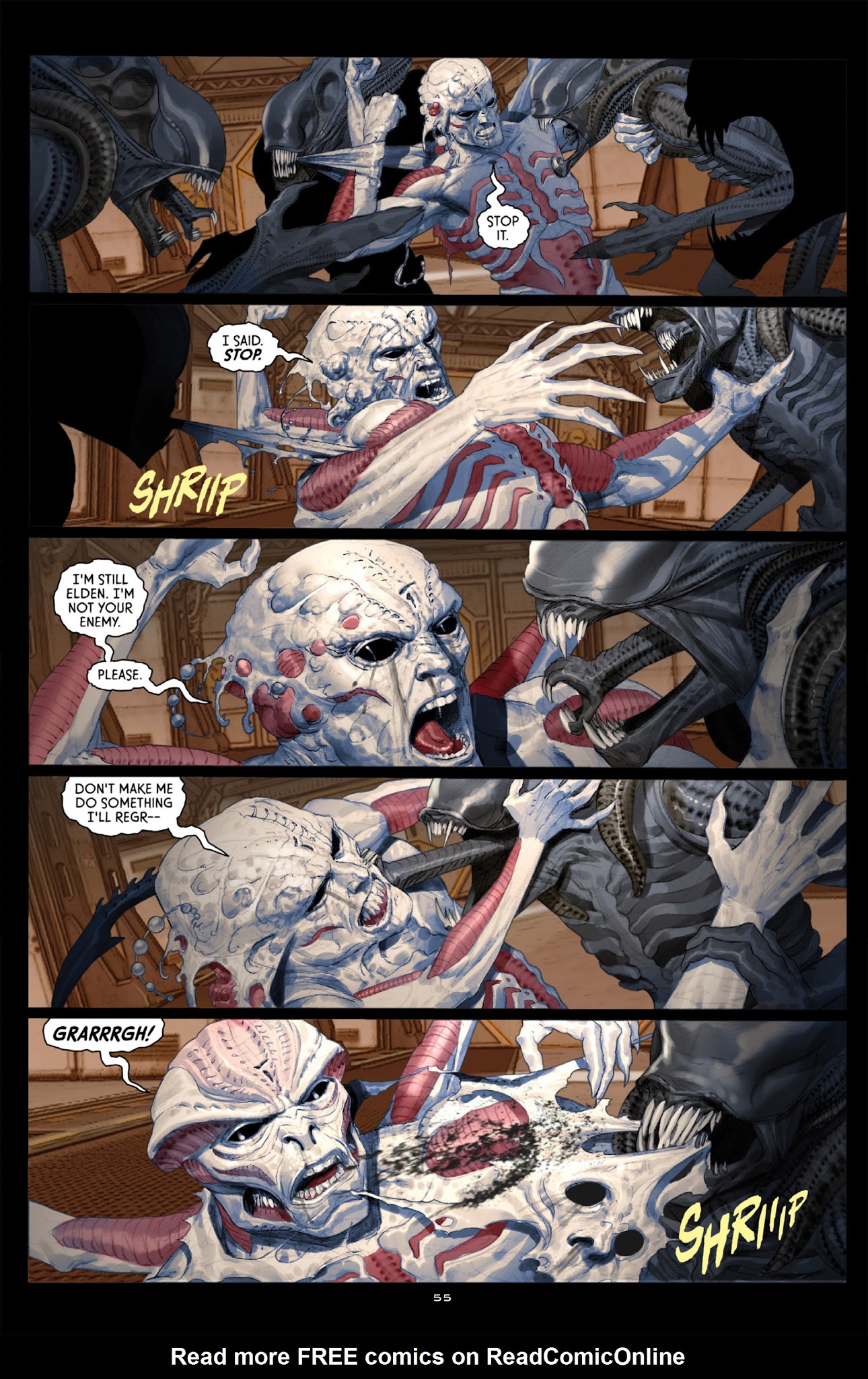 Read online Alien vs. Predator: Fire and Stone comic -  Issue # _TPB - 57