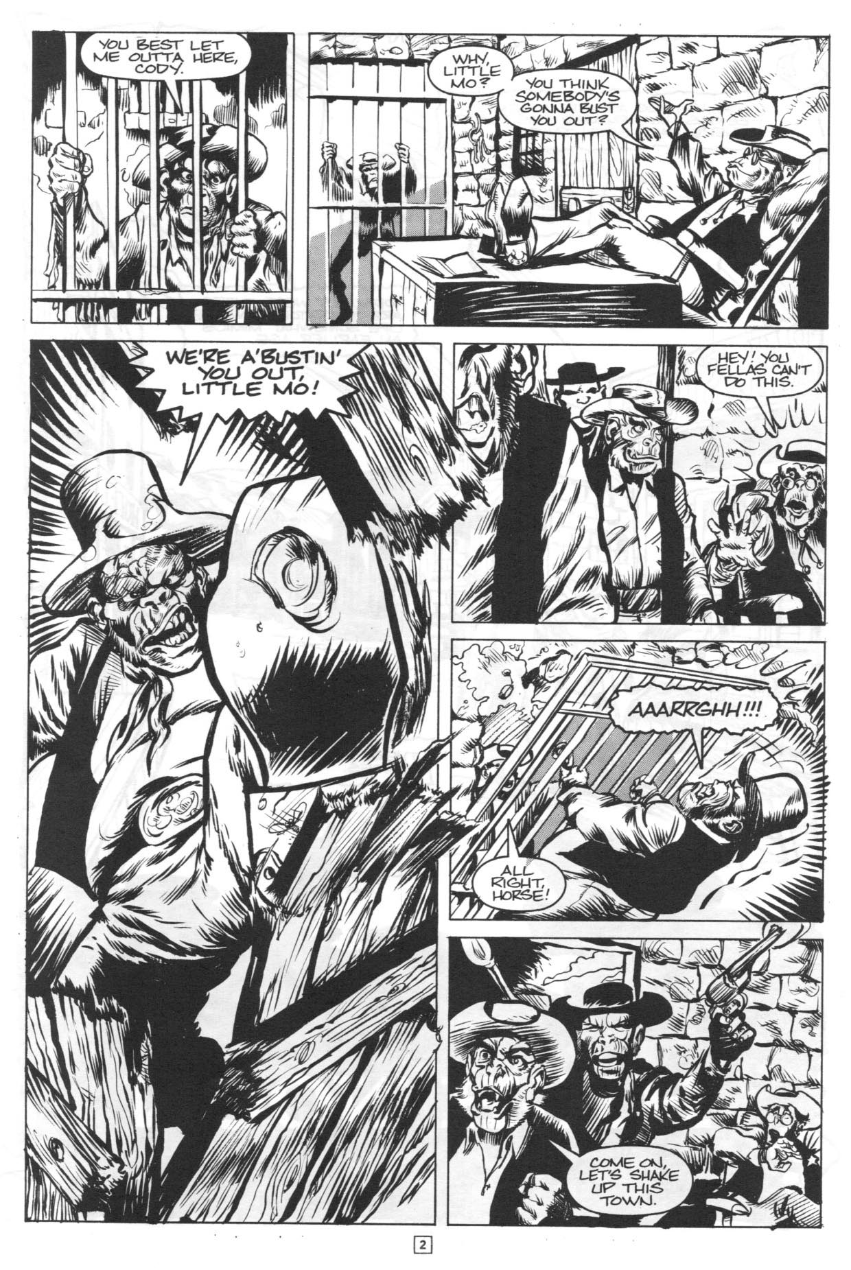 Read online Planet of the Apes (1990) comic -  Issue # Annual 1 - 11