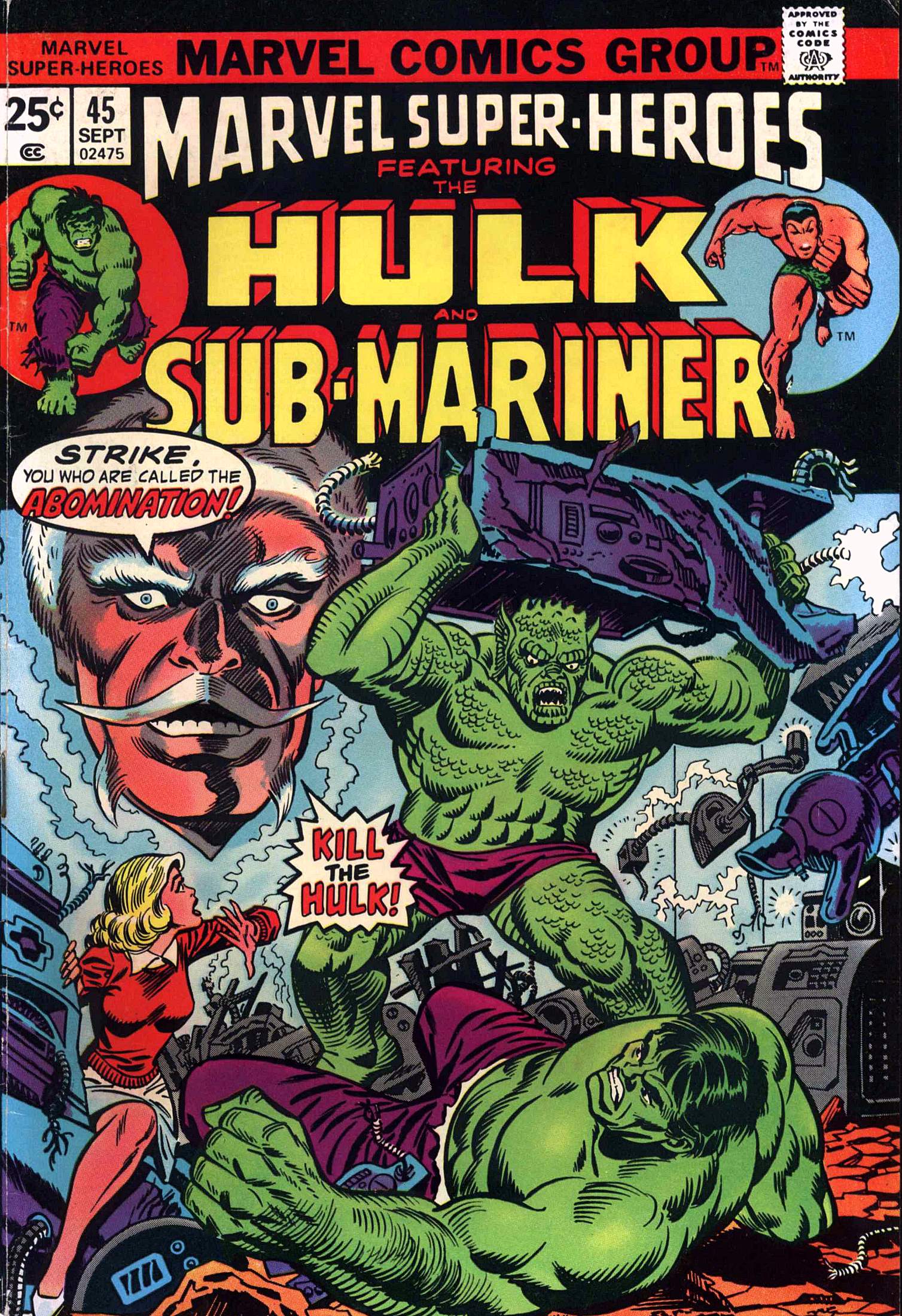 Read online Marvel Super-Heroes comic -  Issue #45 - 1