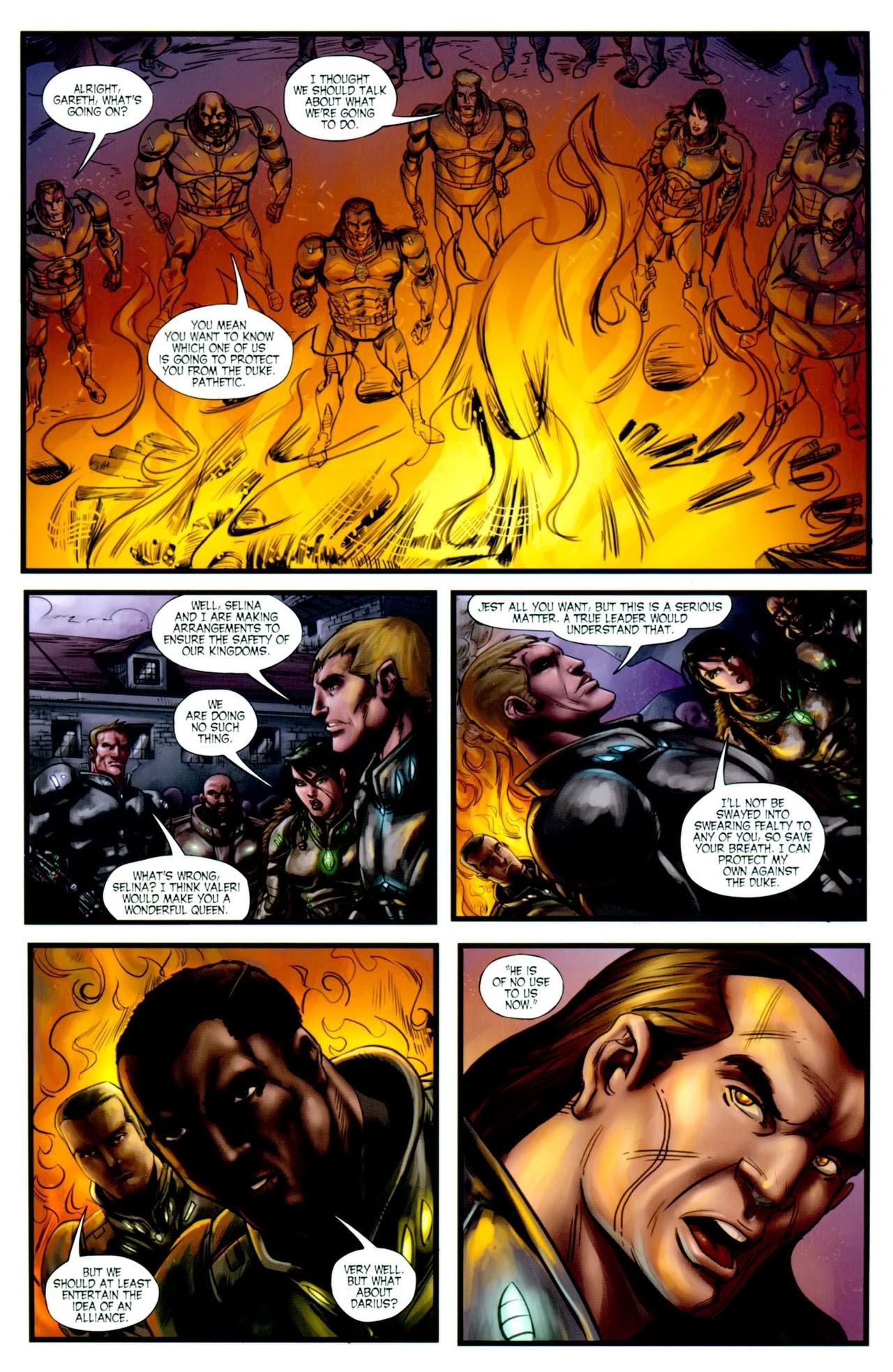 Read online Last Reign: Kings of War comic -  Issue #2 - 12