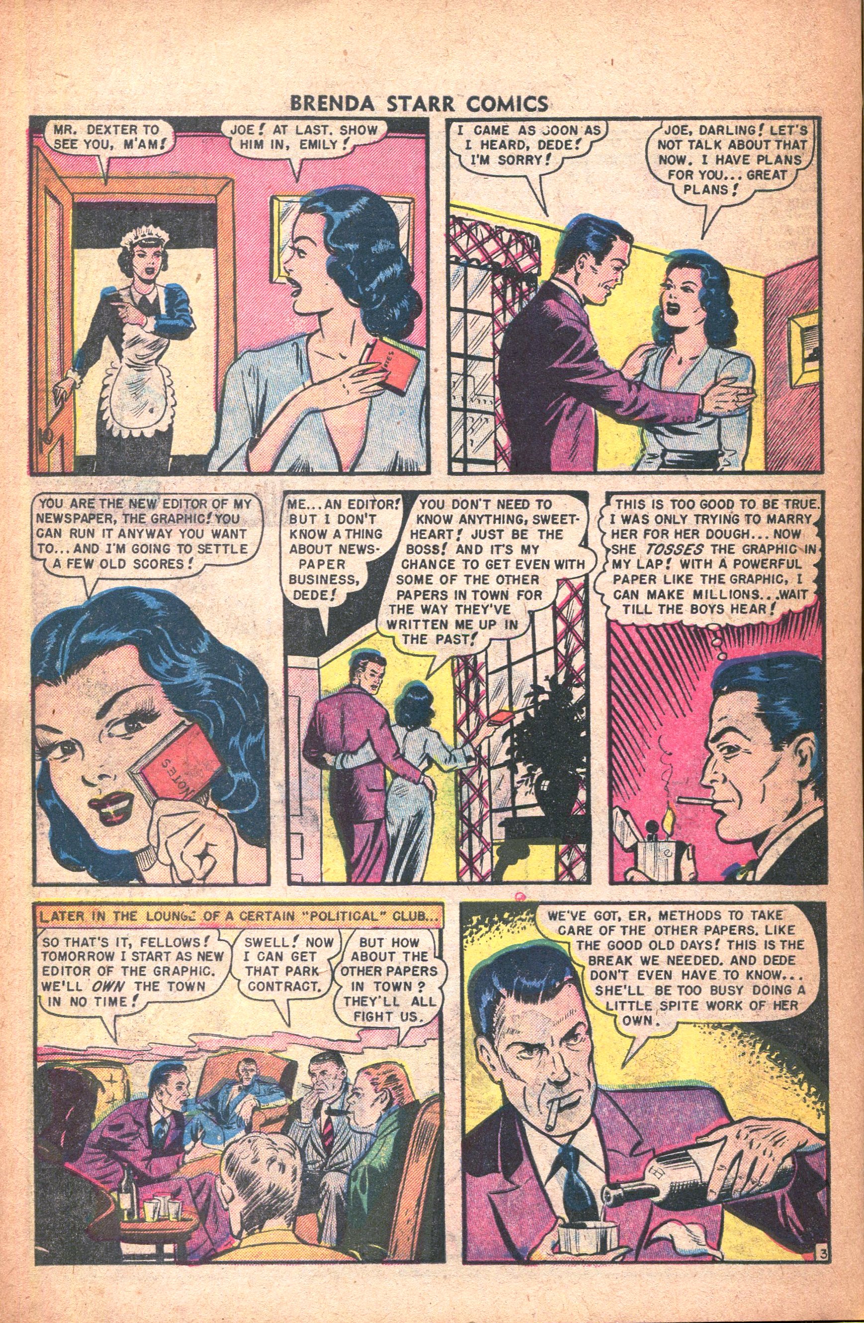 Read online Brenda Starr (1948) comic -  Issue #12 - 14