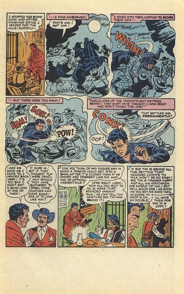 Read online Lash LaRue Western comic -  Issue #1 - 7