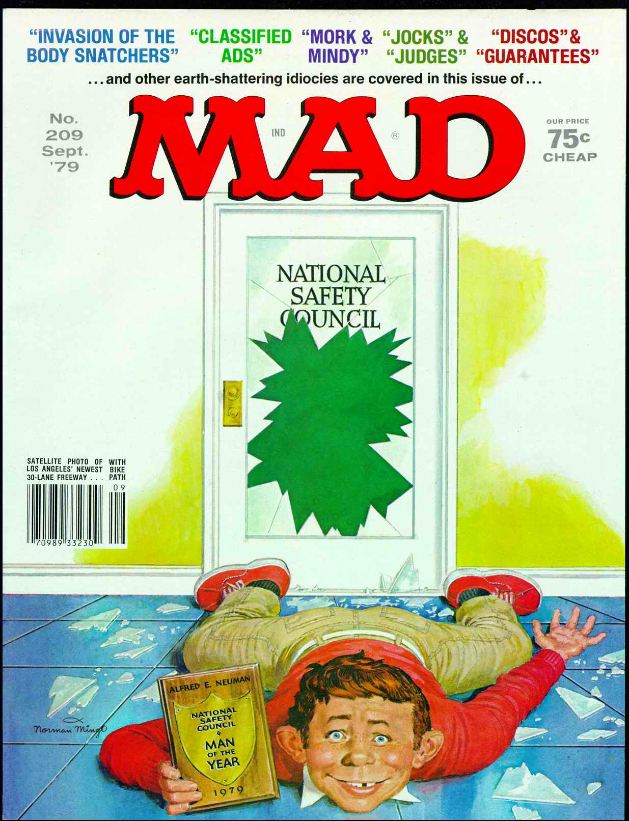 Read online MAD comic -  Issue #209 - 1