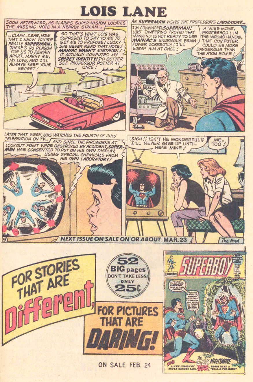 Read online Superman's Girl Friend, Lois Lane comic -  Issue #121 - 49