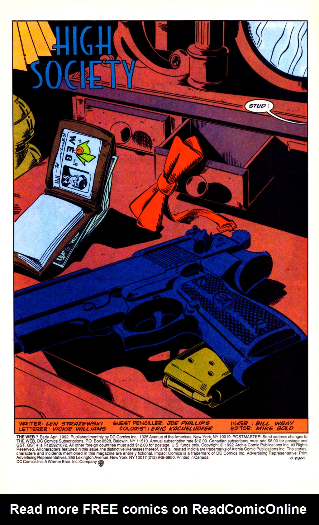 Read online The Web (1991) comic -  Issue #7 - 4