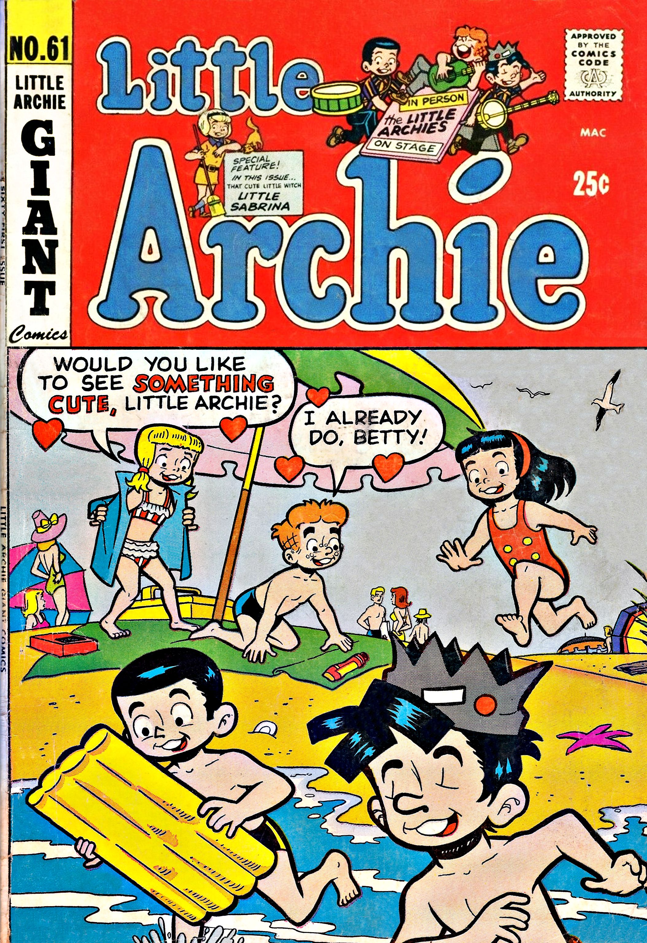 Read online The Adventures of Little Archie comic -  Issue #61 - 1