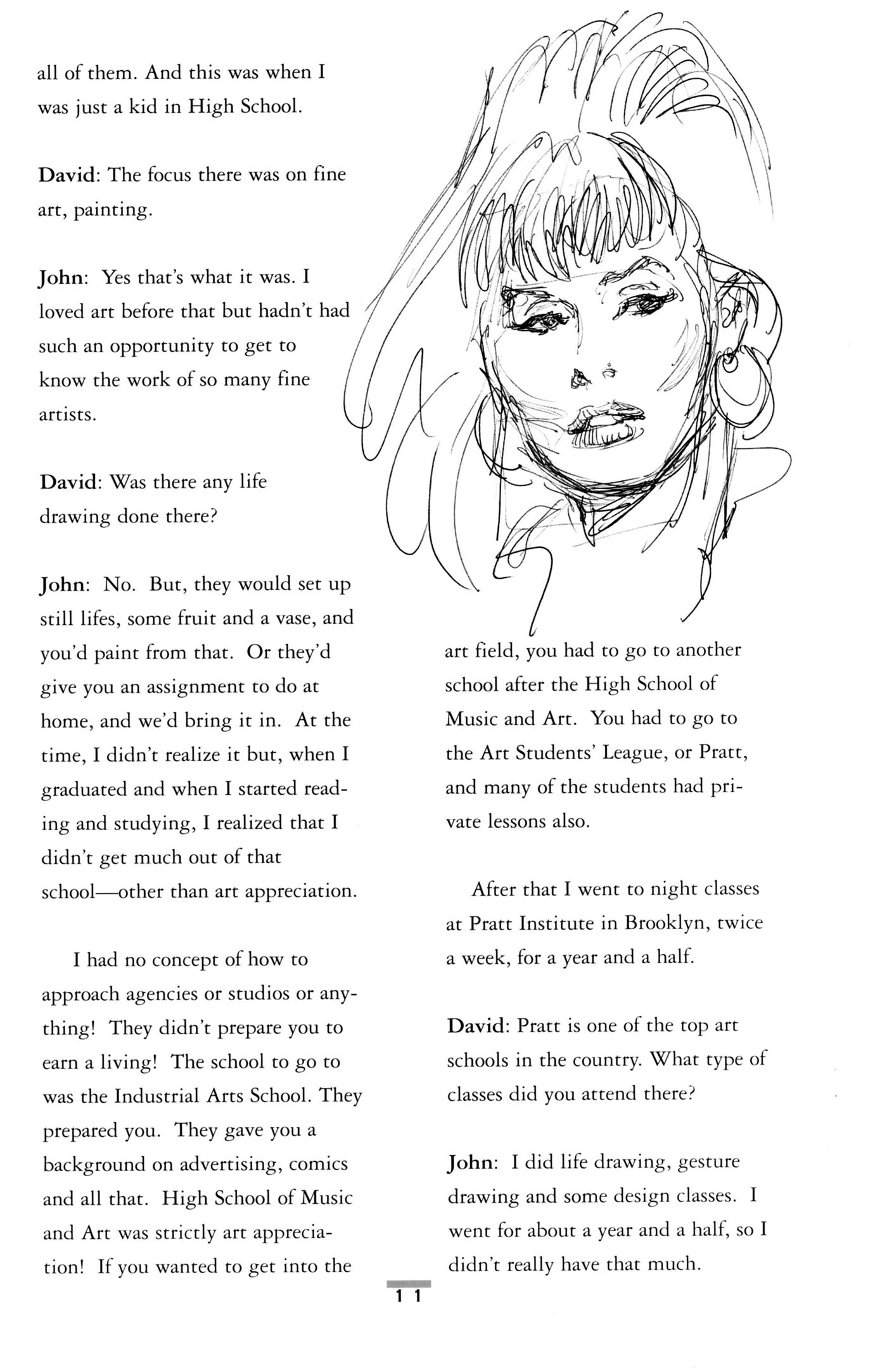 Read online John Buscema Sketchbook comic -  Issue # TPB - 15