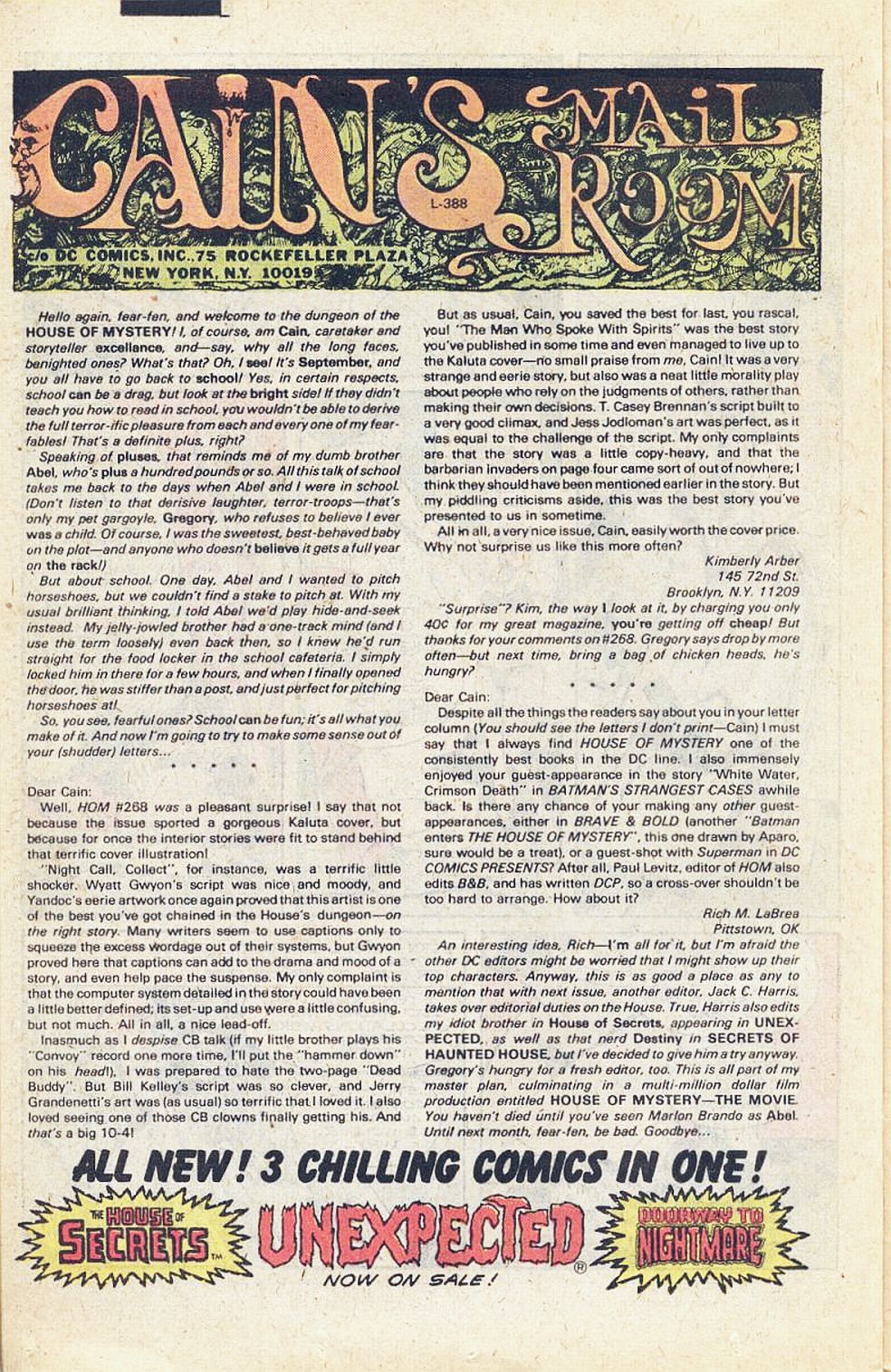 Read online House of Mystery (1951) comic -  Issue #275 - 22