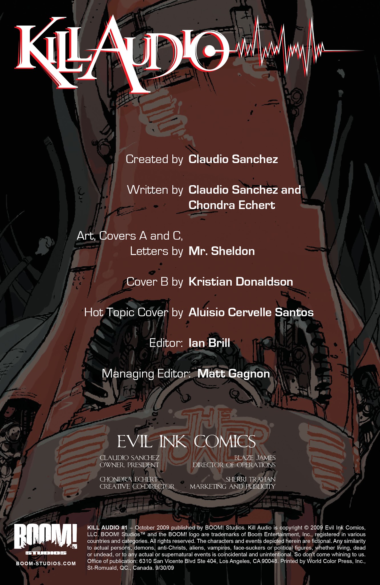 Read online Kill Audio comic -  Issue #1 - 3