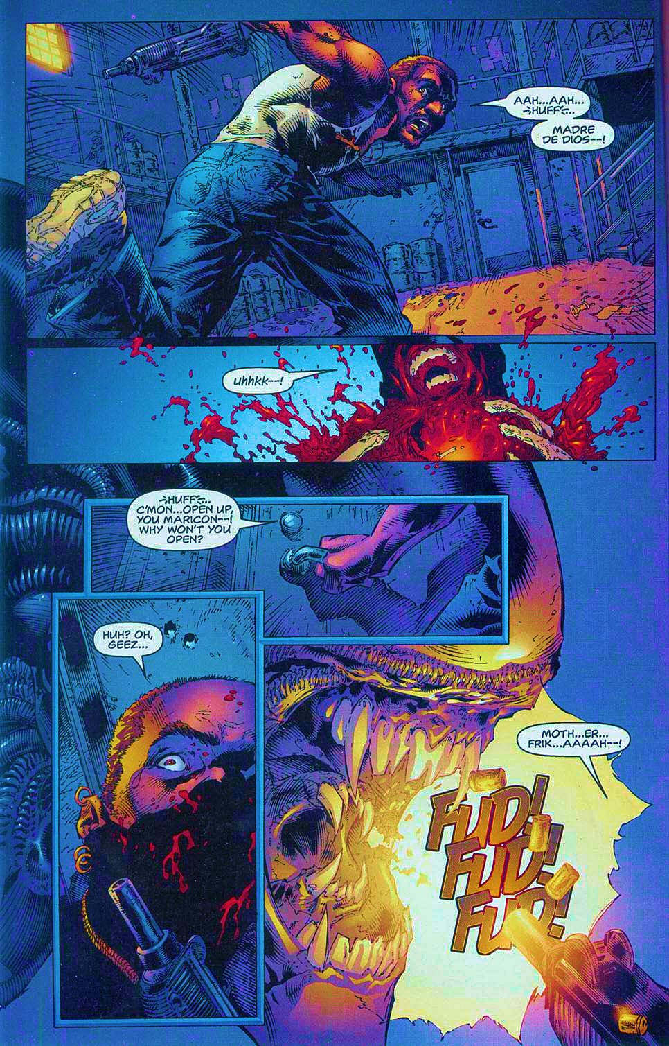 Read online Overkill: Witchblade/Aliens/Darkness/Predator comic -  Issue #1 - 10
