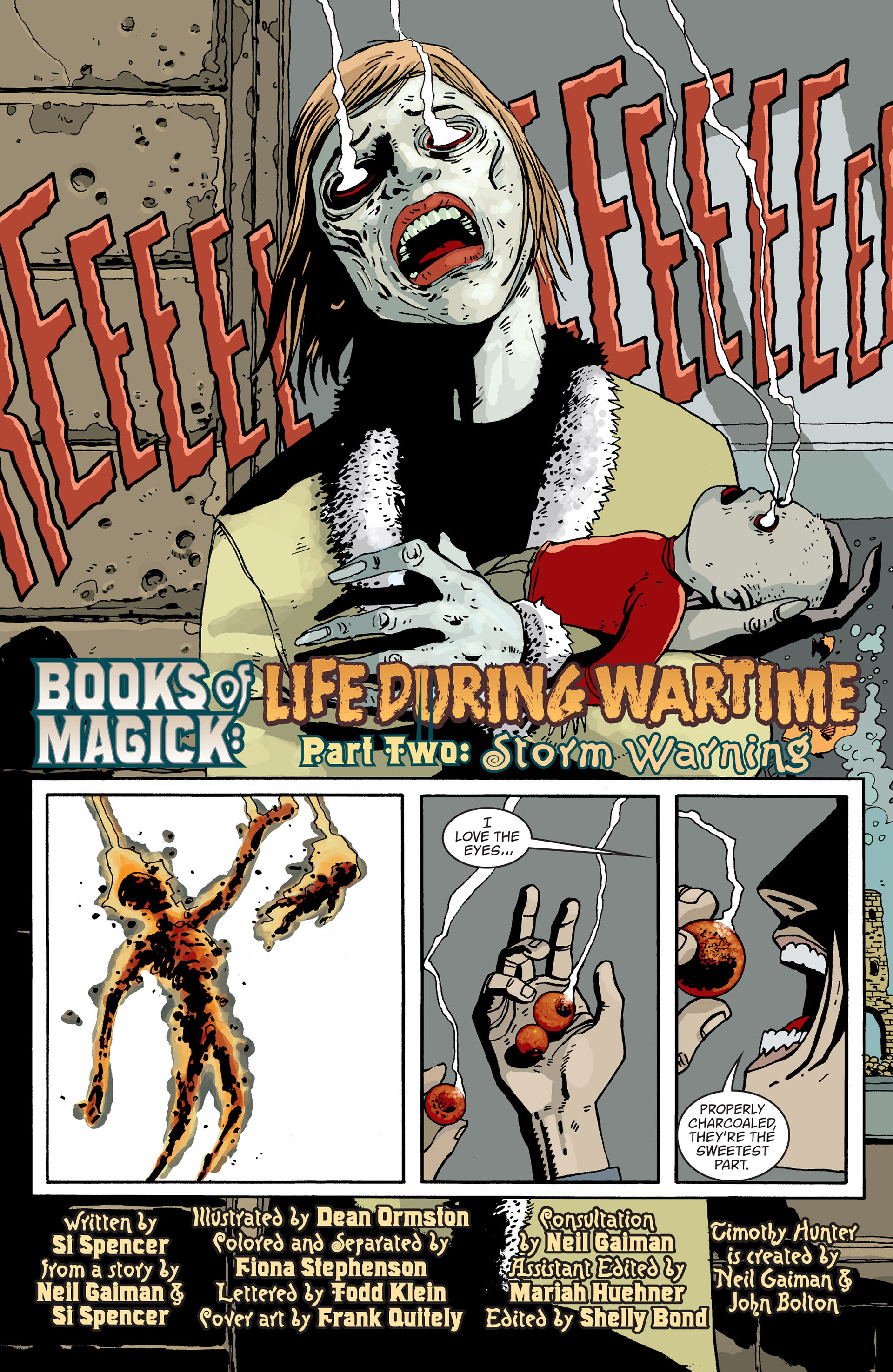 Read online Books of Magick: Life During Wartime comic -  Issue #2 - 3