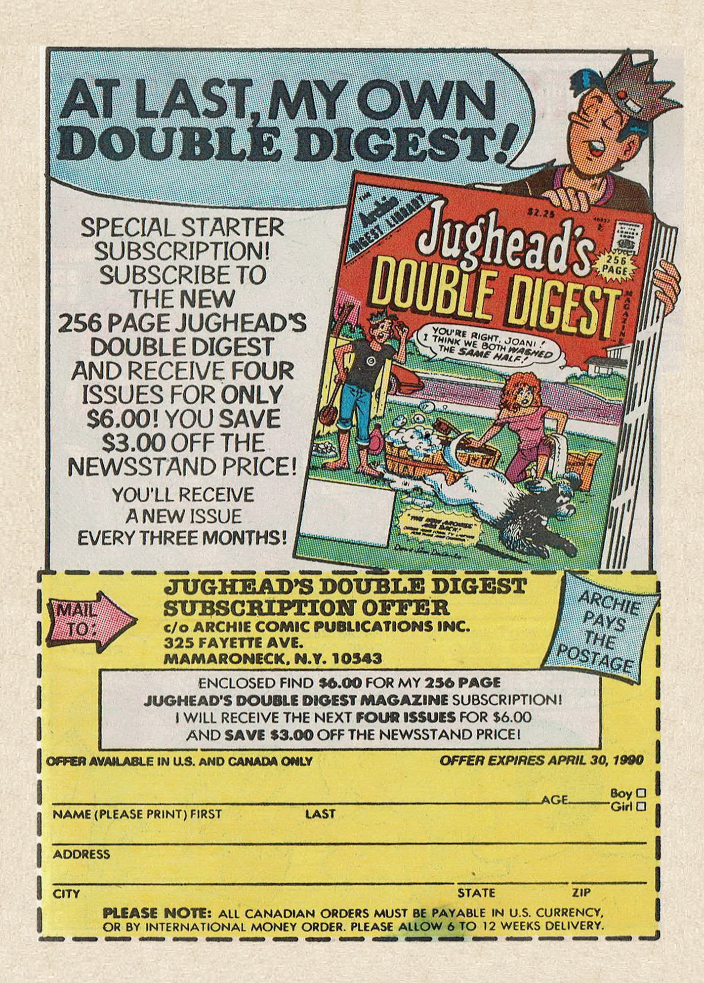 Read online Jughead Jones Comics Digest comic -  Issue #60 - 97