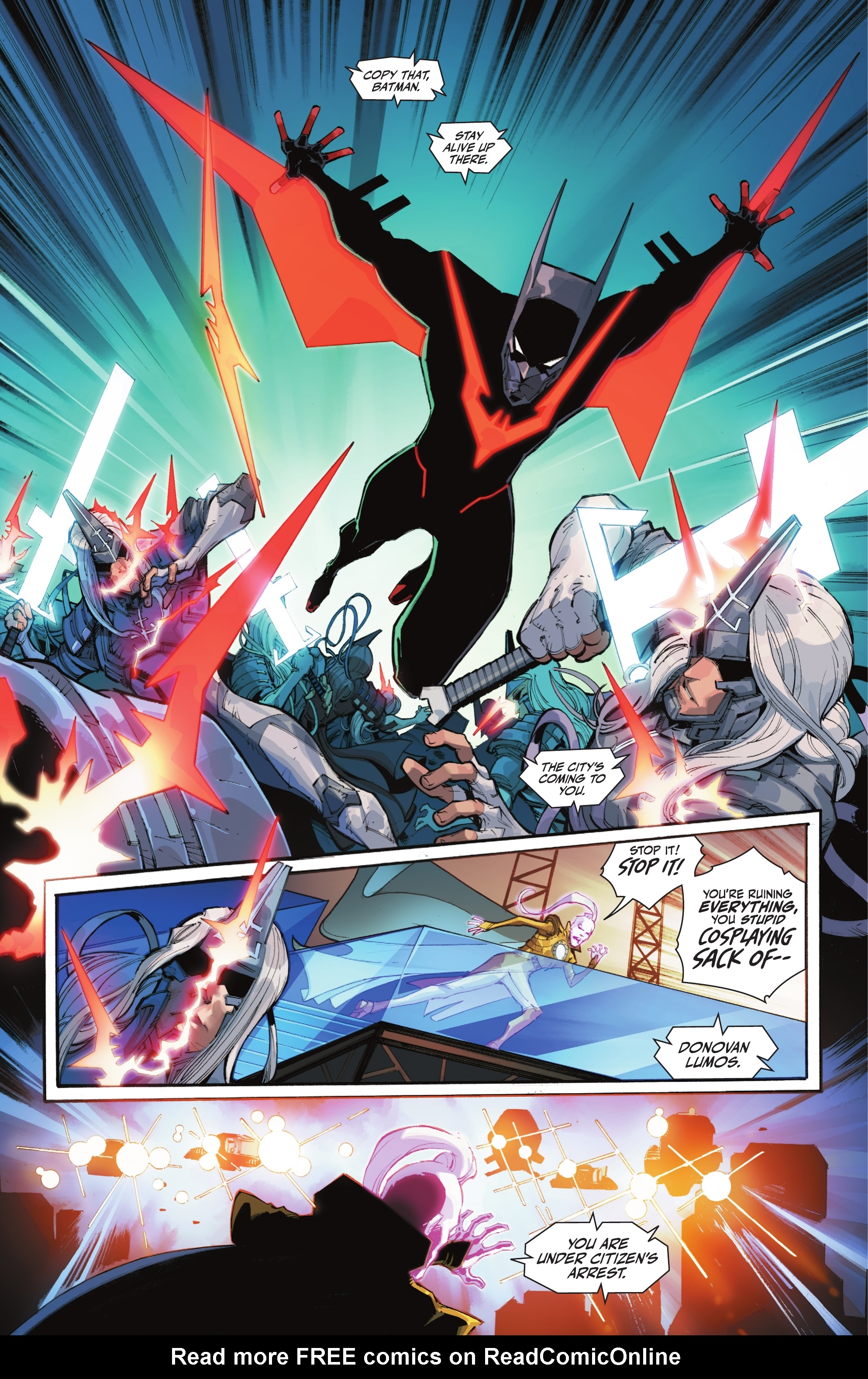 Read online Batman Beyond: Neo-Year comic -  Issue #6 - 10