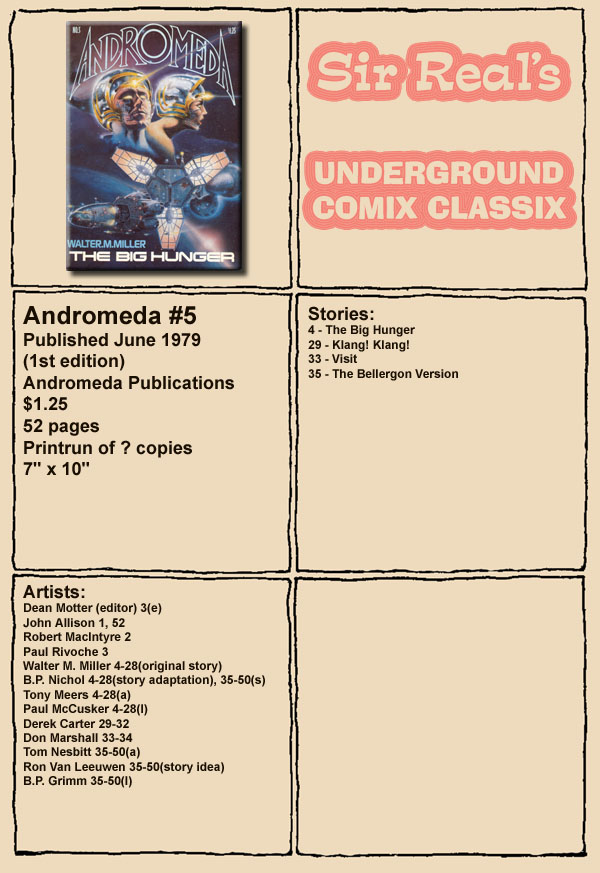 Read online Andromeda comic -  Issue #5 - 1