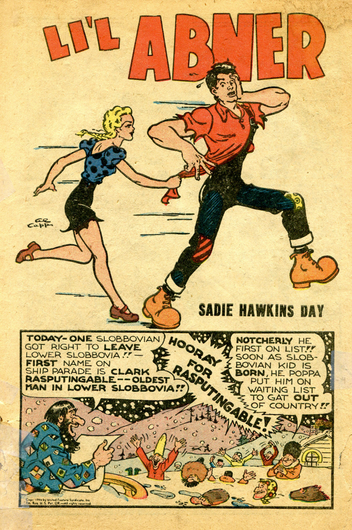 Read online Li'l Abner Comics comic -  Issue #61 - 2