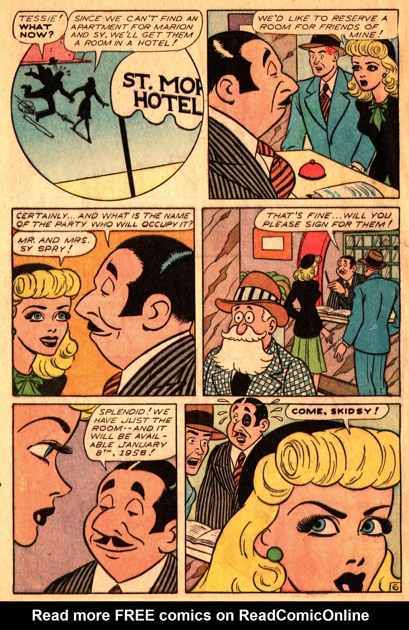 Read online Tessie the Typist comic -  Issue #6 - 8