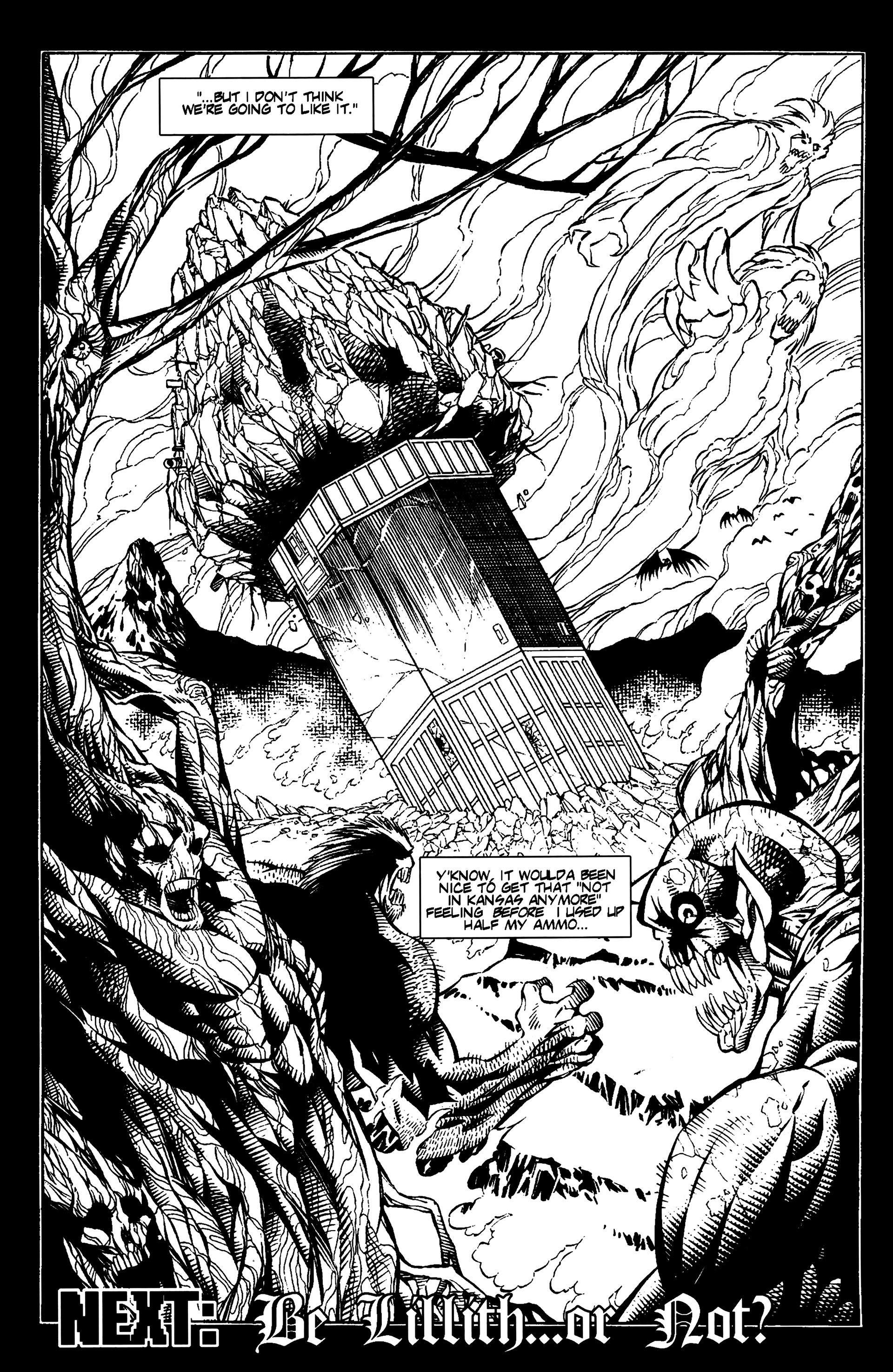 Read online Warrior Nun: Black & White comic -  Issue #9 - 22