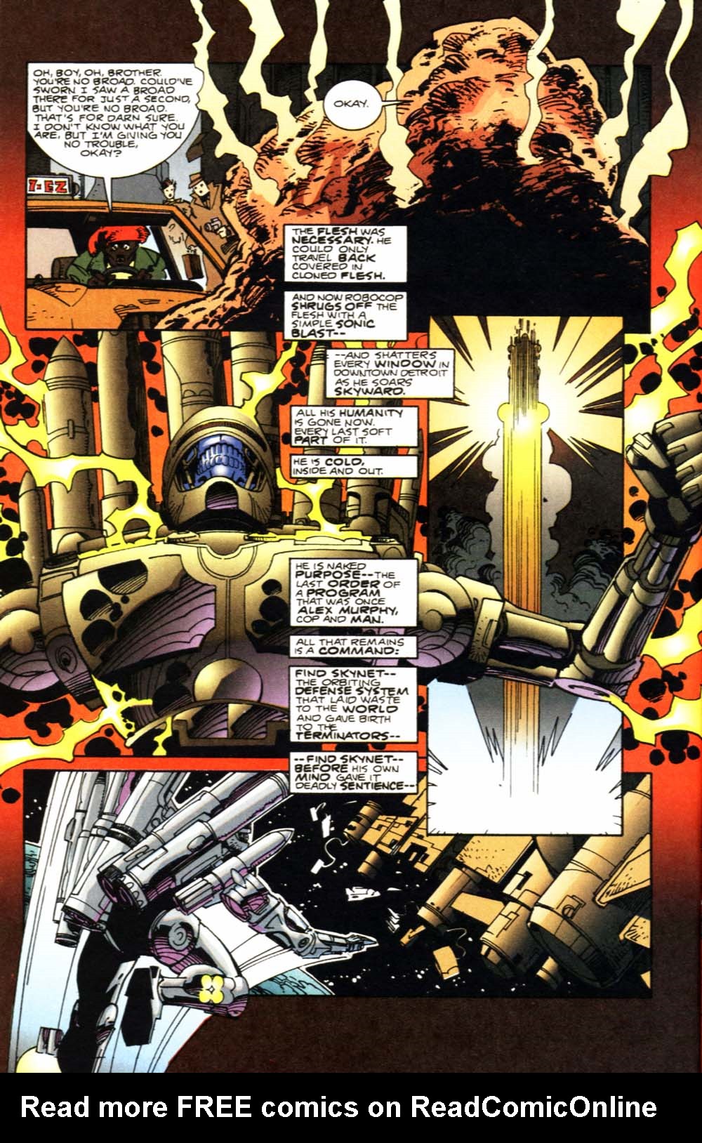 Read online Robocop Versus The Terminator comic -  Issue #4 - 32