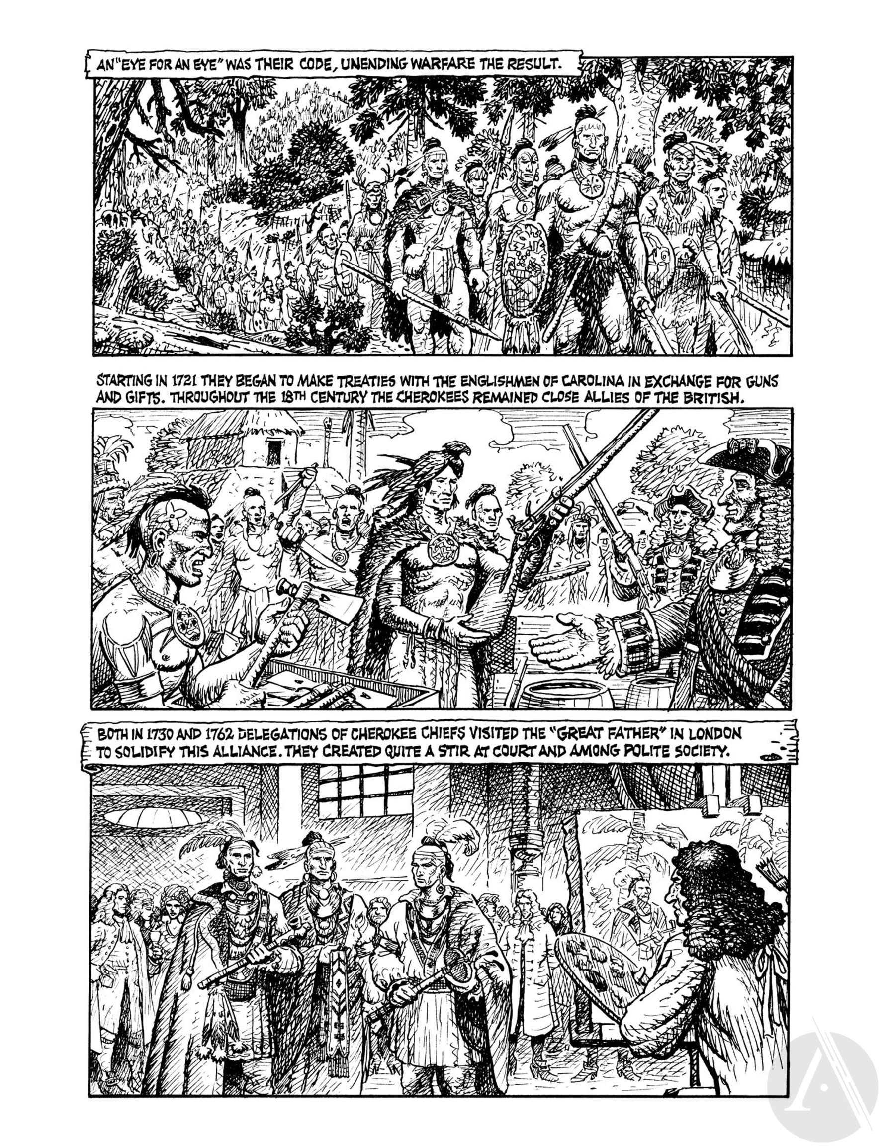 Read online Indian Lover: Sam Houston & the Cherokees comic -  Issue # TPB - 10