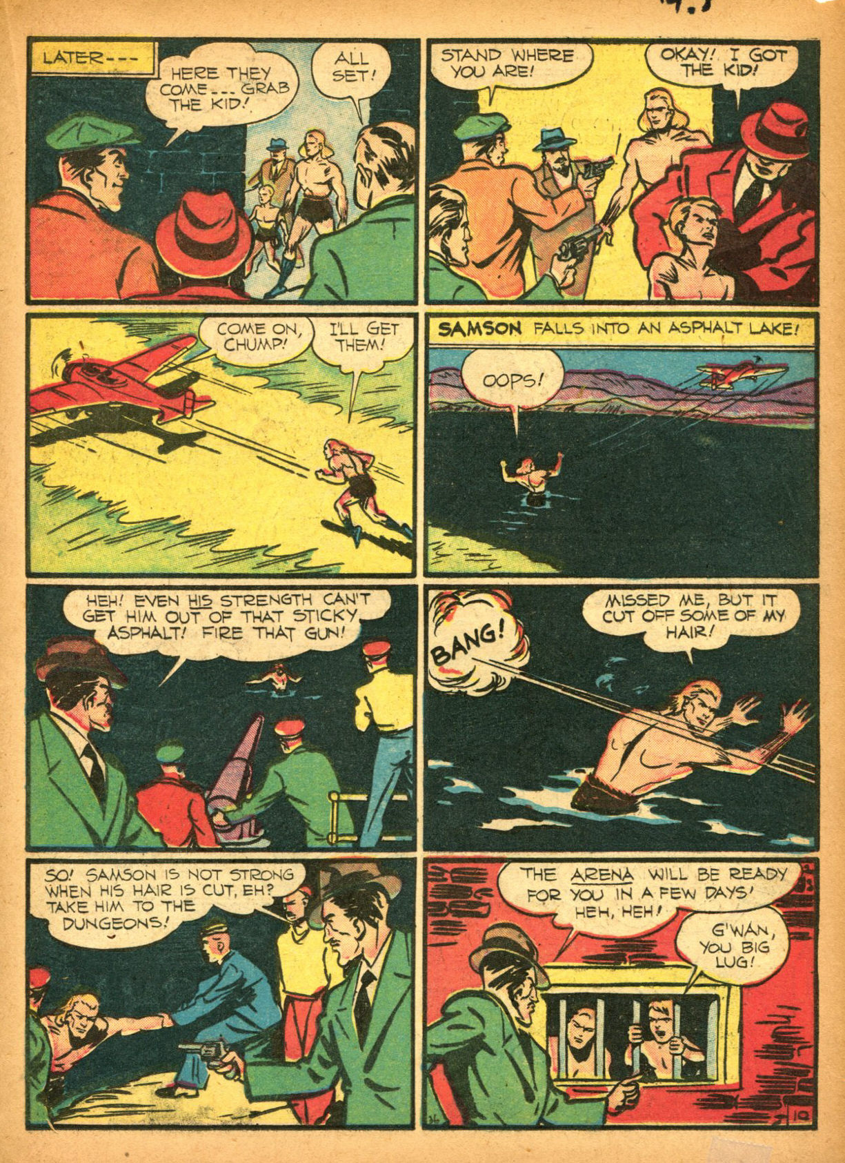 Read online Samson (1940) comic -  Issue #2 - 45