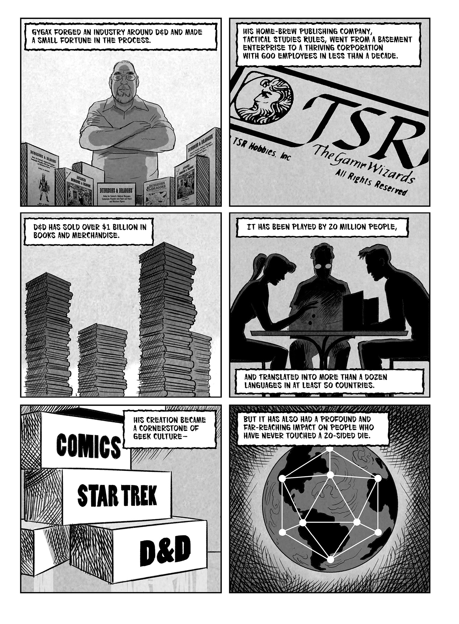 Read online Rise of the Dungeon Master: Gary Gygax and the Creation of D&D comic -  Issue # TPB - 16