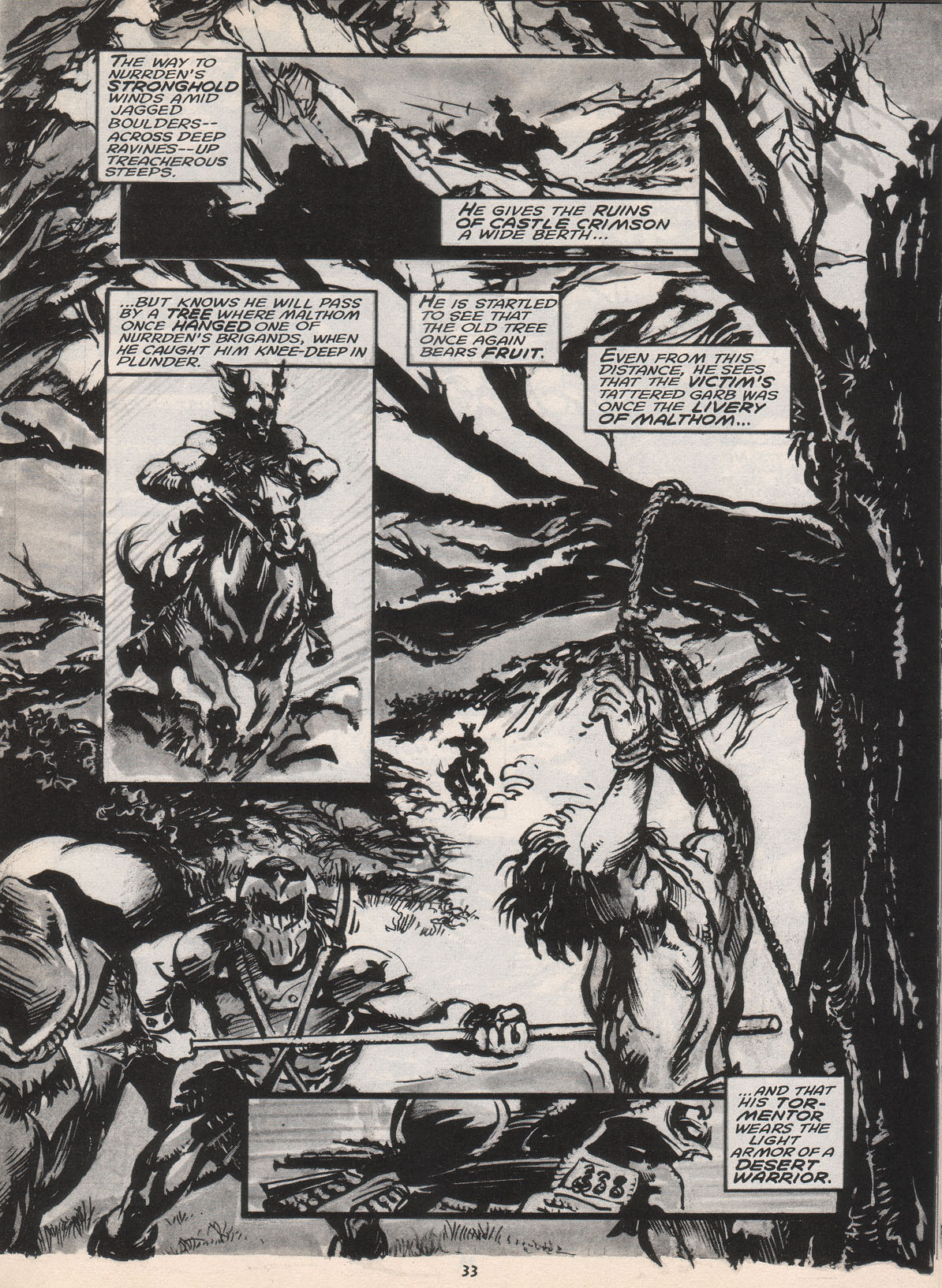 Read online The Savage Sword Of Conan comic -  Issue #222 - 34