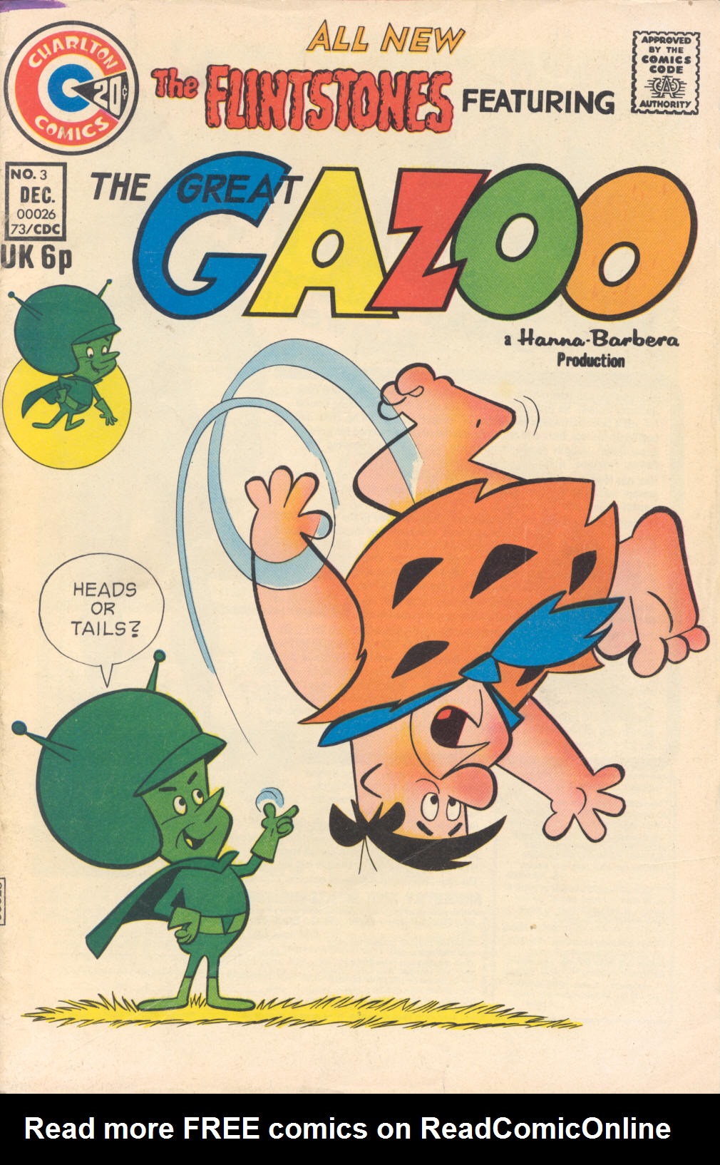 Read online Great Gazoo comic -  Issue #3 - 1