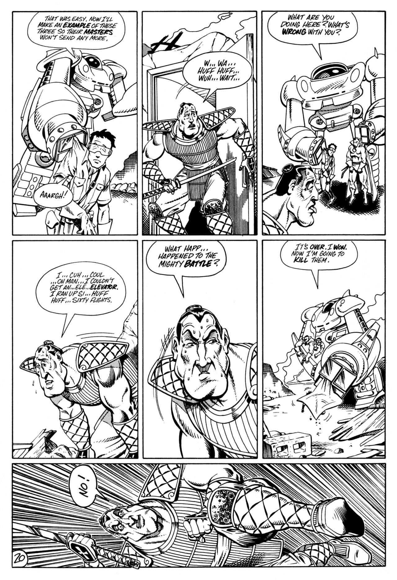 Read online Paul the Samurai (1992) comic -  Issue #2 - 22