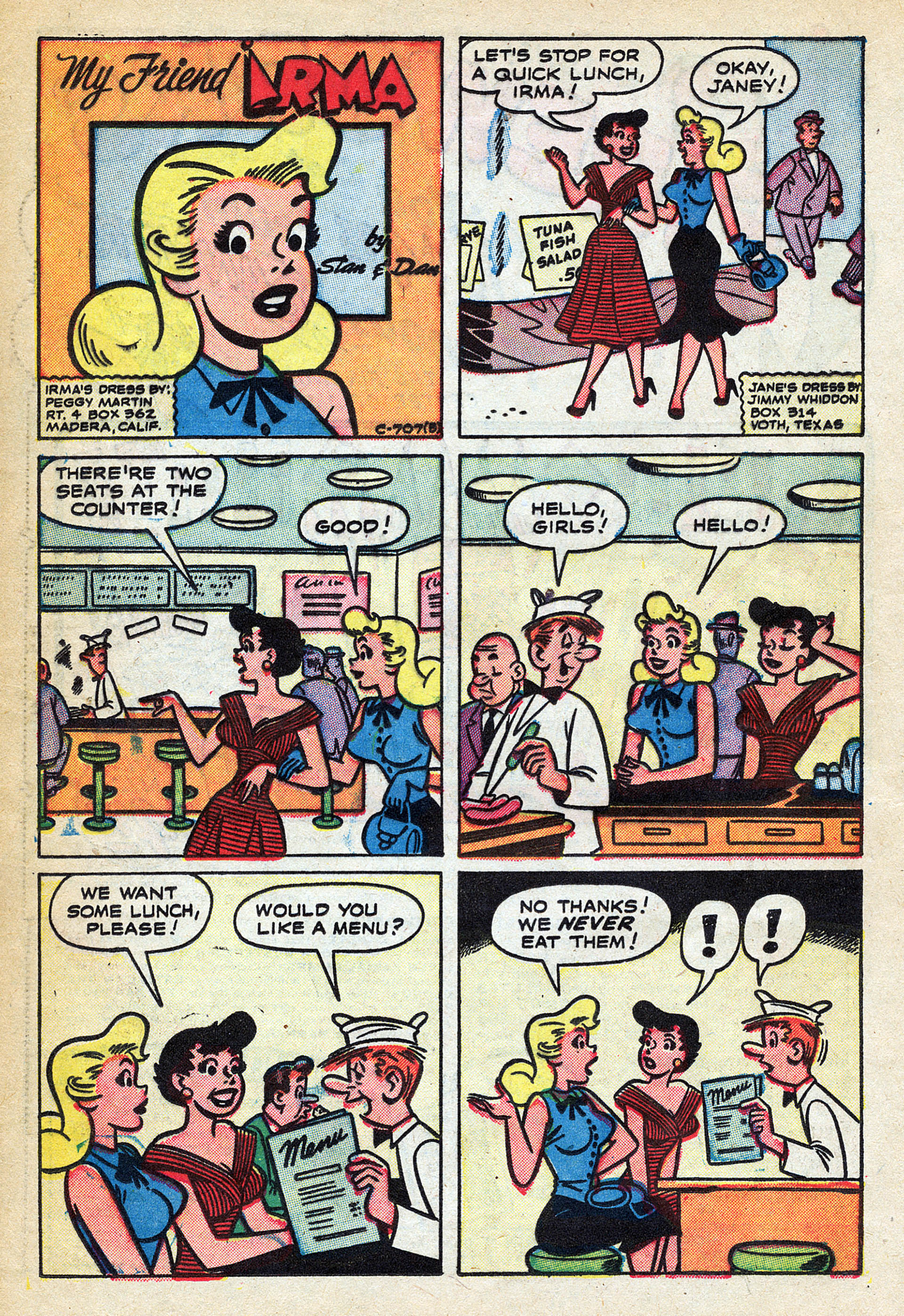 Read online My Friend Irma comic -  Issue #33 - 16
